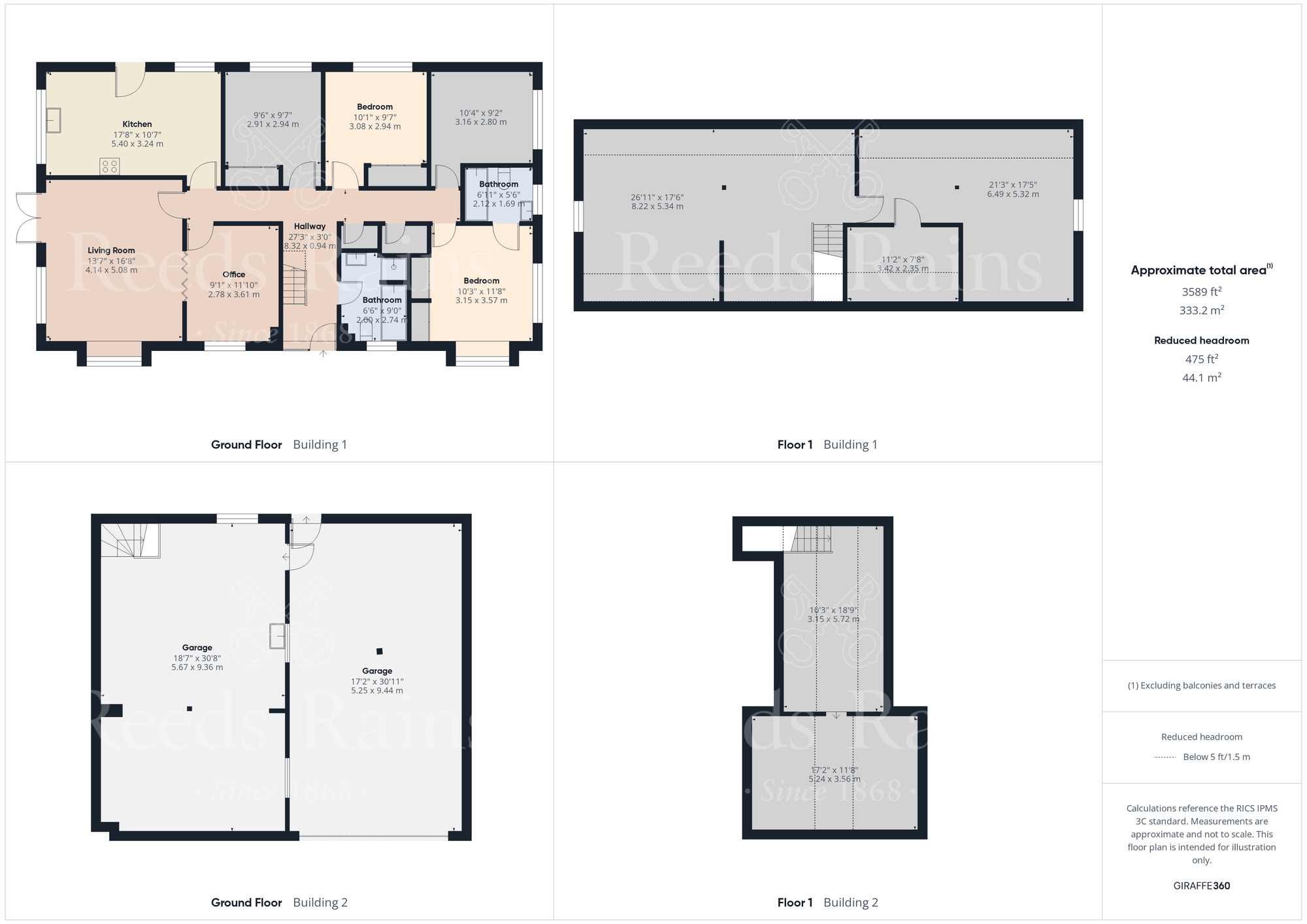 Floorplan of 4 bedroom Detached Bungalow for sale, Shepherds Lane, Dartford, Kent, DA1