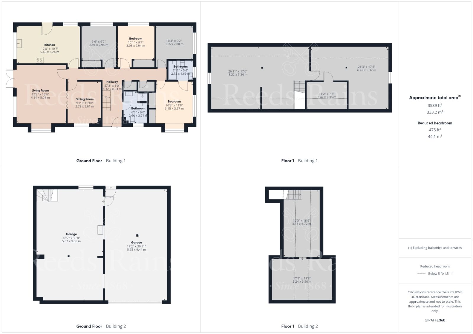 Floorplan of 4 bedroom Detached Bungalow for sale, Shepherds Lane, Dartford, Kent, DA1