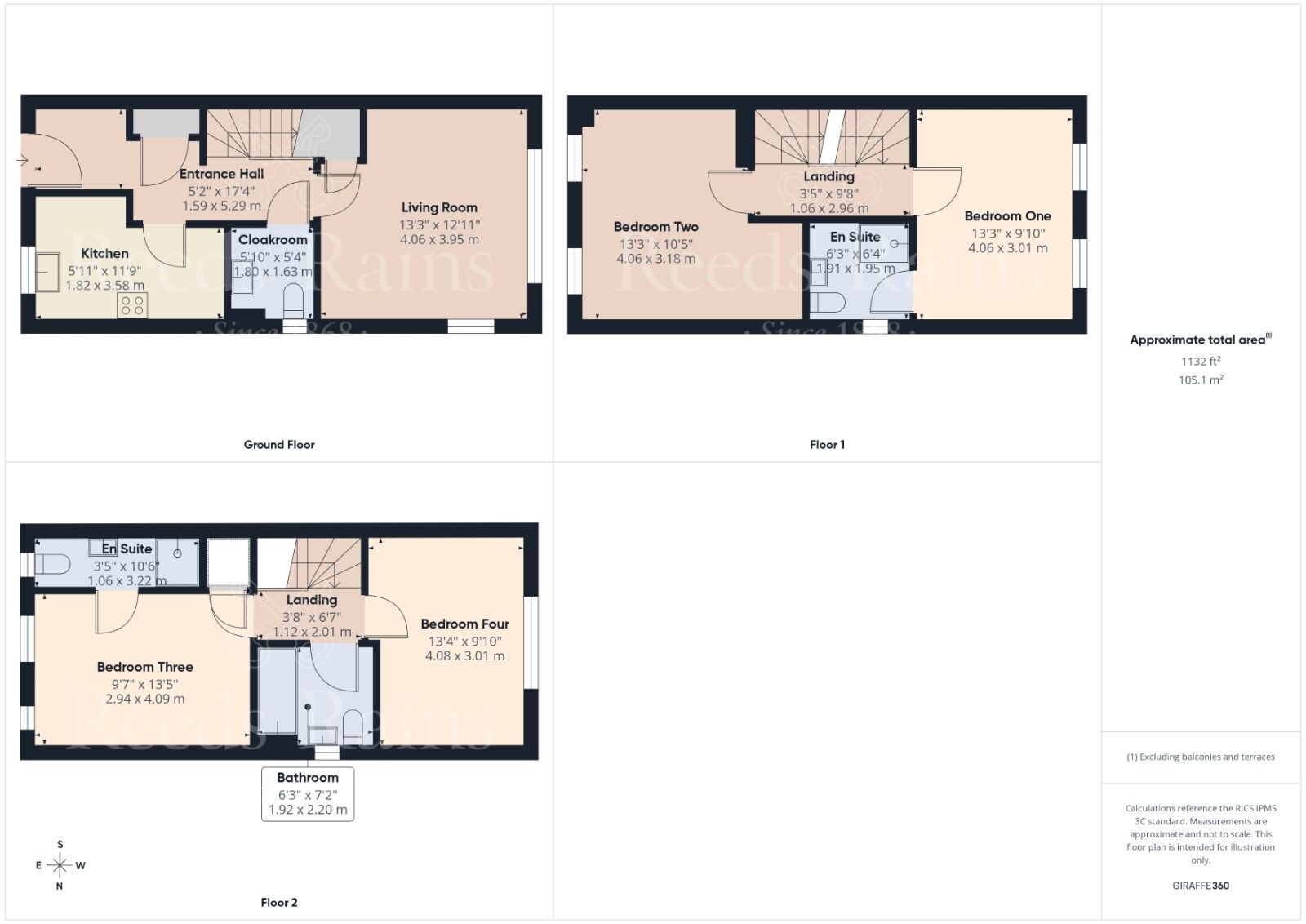 Floorplan of 4 bedroom Mid Terrace House for sale, Richmer Road, Erith, DA8