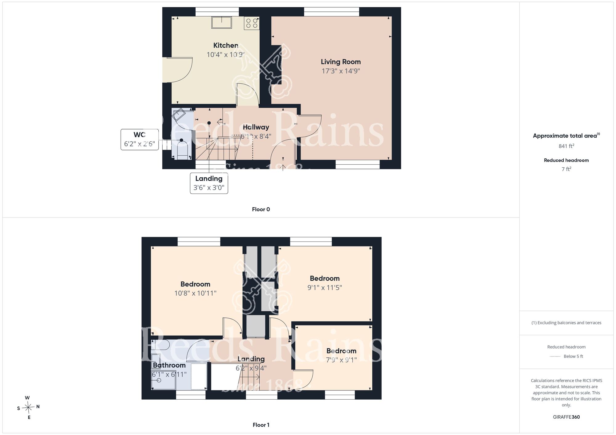 Floorplan of 3 bedroom Mid Terrace House to rent, Churchill Avenue, Durham, DH1