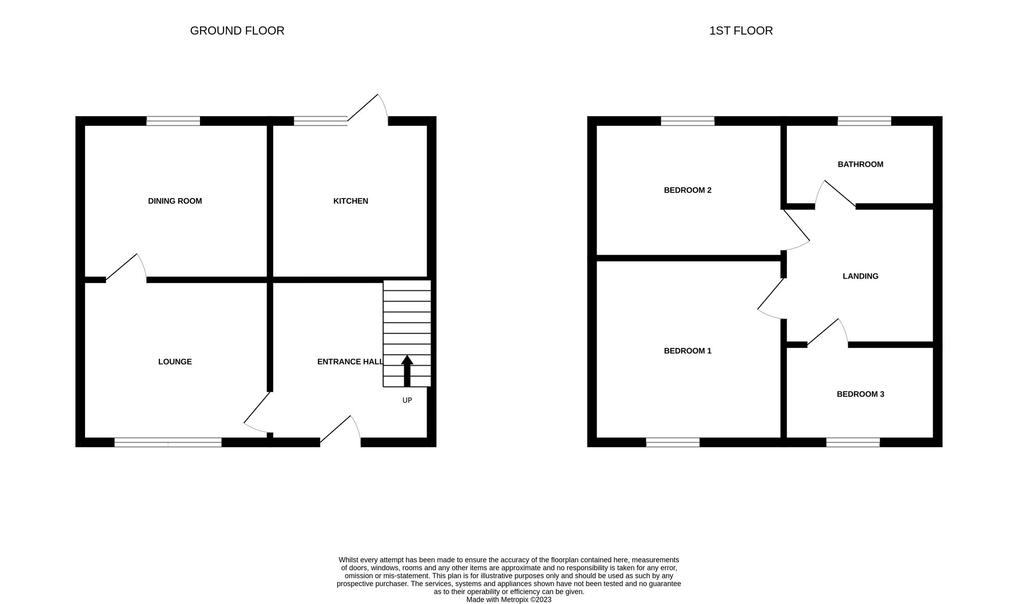 Floorplan of 3 bedroom Semi Detached House for sale, Lingey Close, Sacriston, Durham, DH7