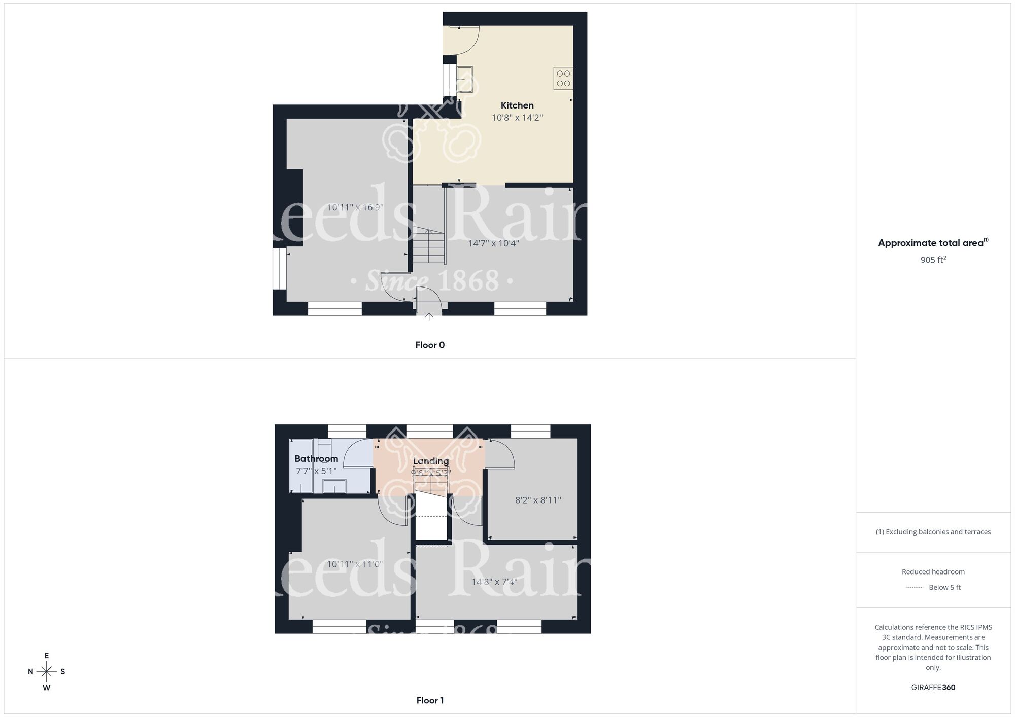 Floorplan of 3 bedroom Semi Detached House to rent, Darlington Road, Ferryhill, Durham, DL17
