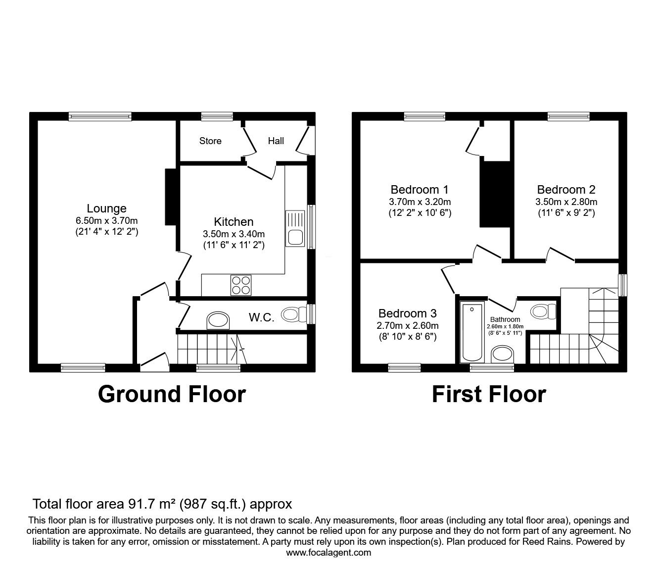 3 bedroom Semi Detached House for sale, Wayside, Croxdale, DH6 £147,500