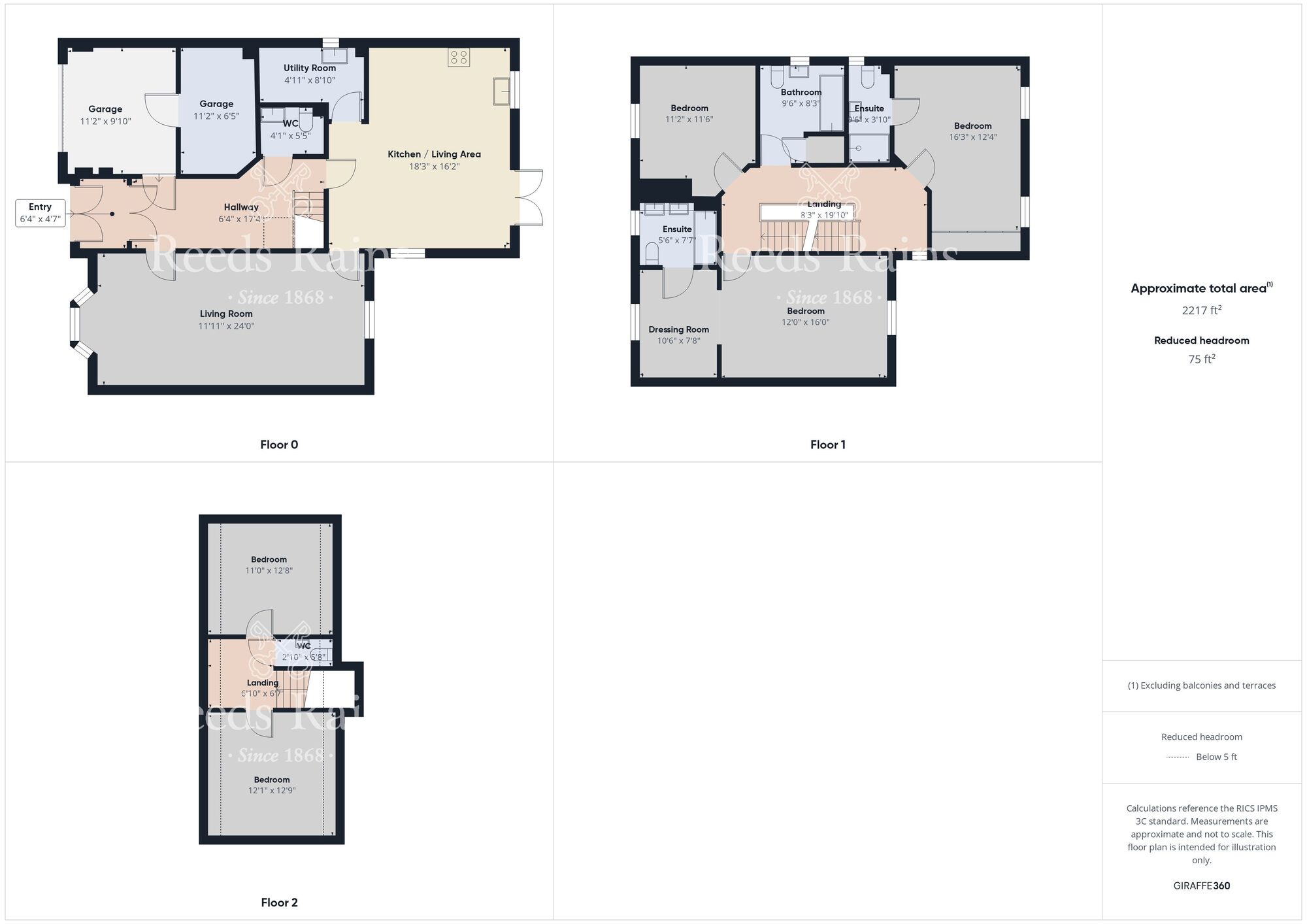 Floorplan of 5 bedroom Detached House for sale, Green Lane, Spennymoor, Durham, DL16