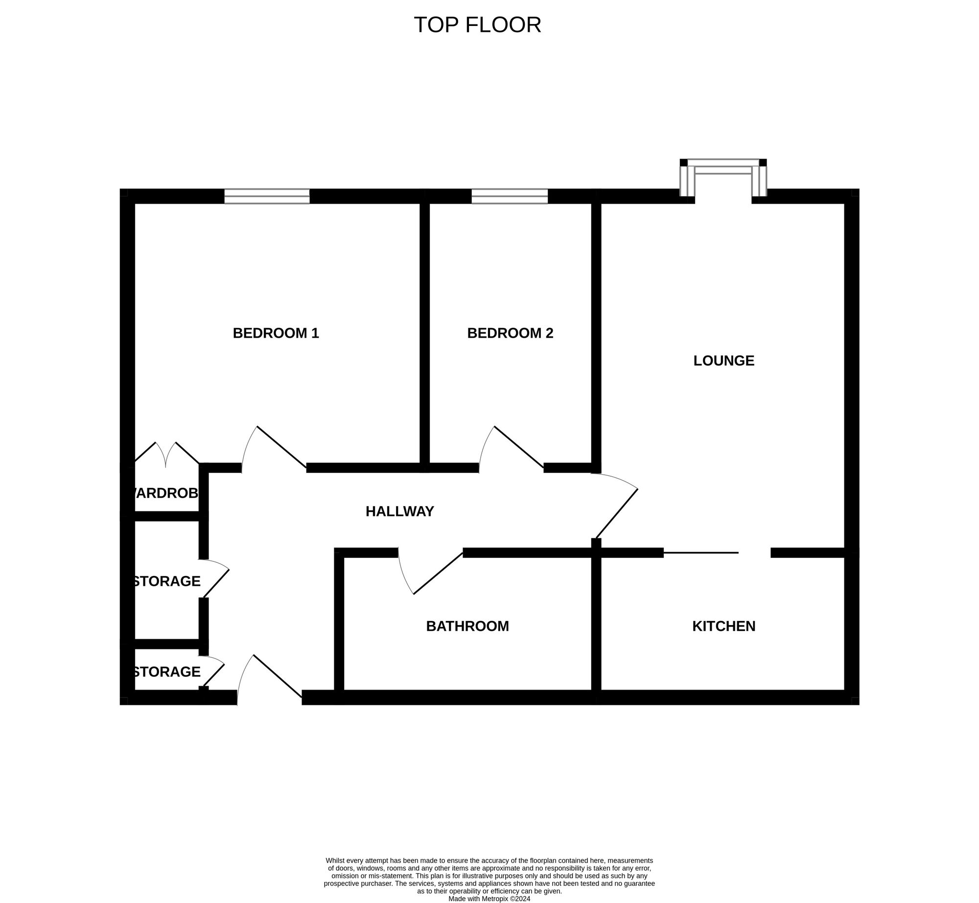 Floorplan of 2 bedroom  Flat for sale, Orchard House, New Elvet, Durham, DH1