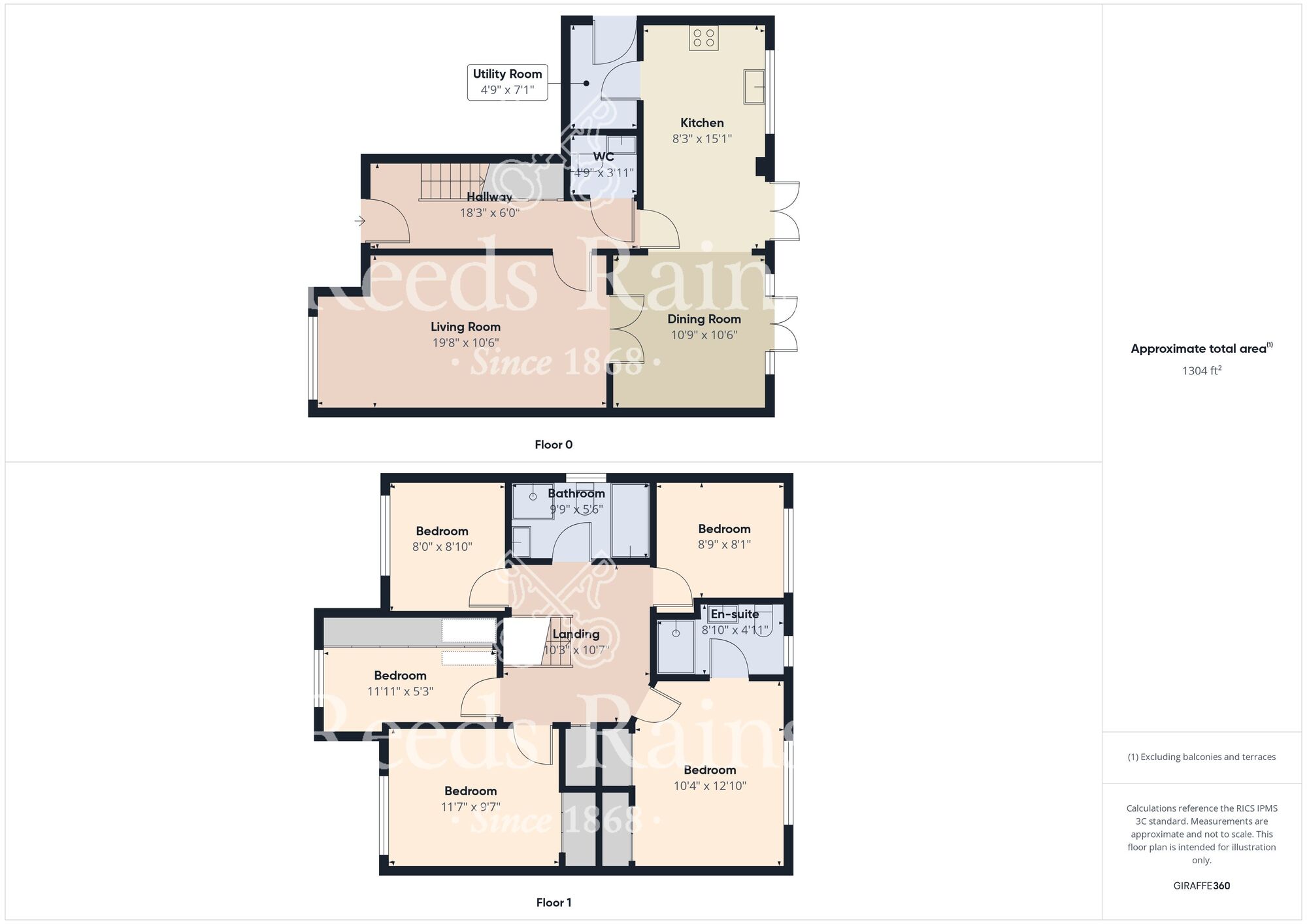 Floorplan of 5 bedroom Detached House for sale, Manor Road, Willington, Durham, DL15