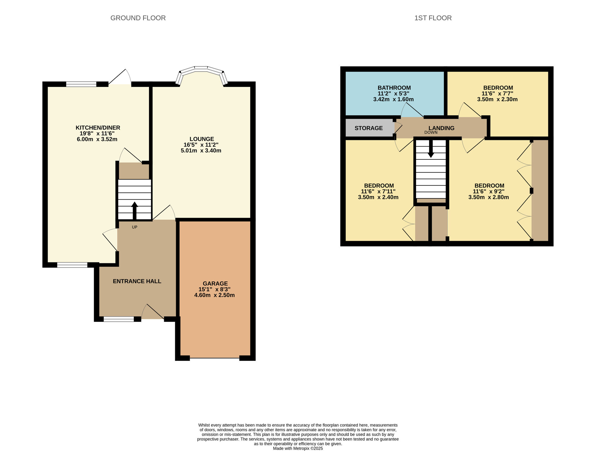 Floorplan of 3 bedroom Semi Detached House for sale, Eggleston Close, Newton Hall, Durham, DH1