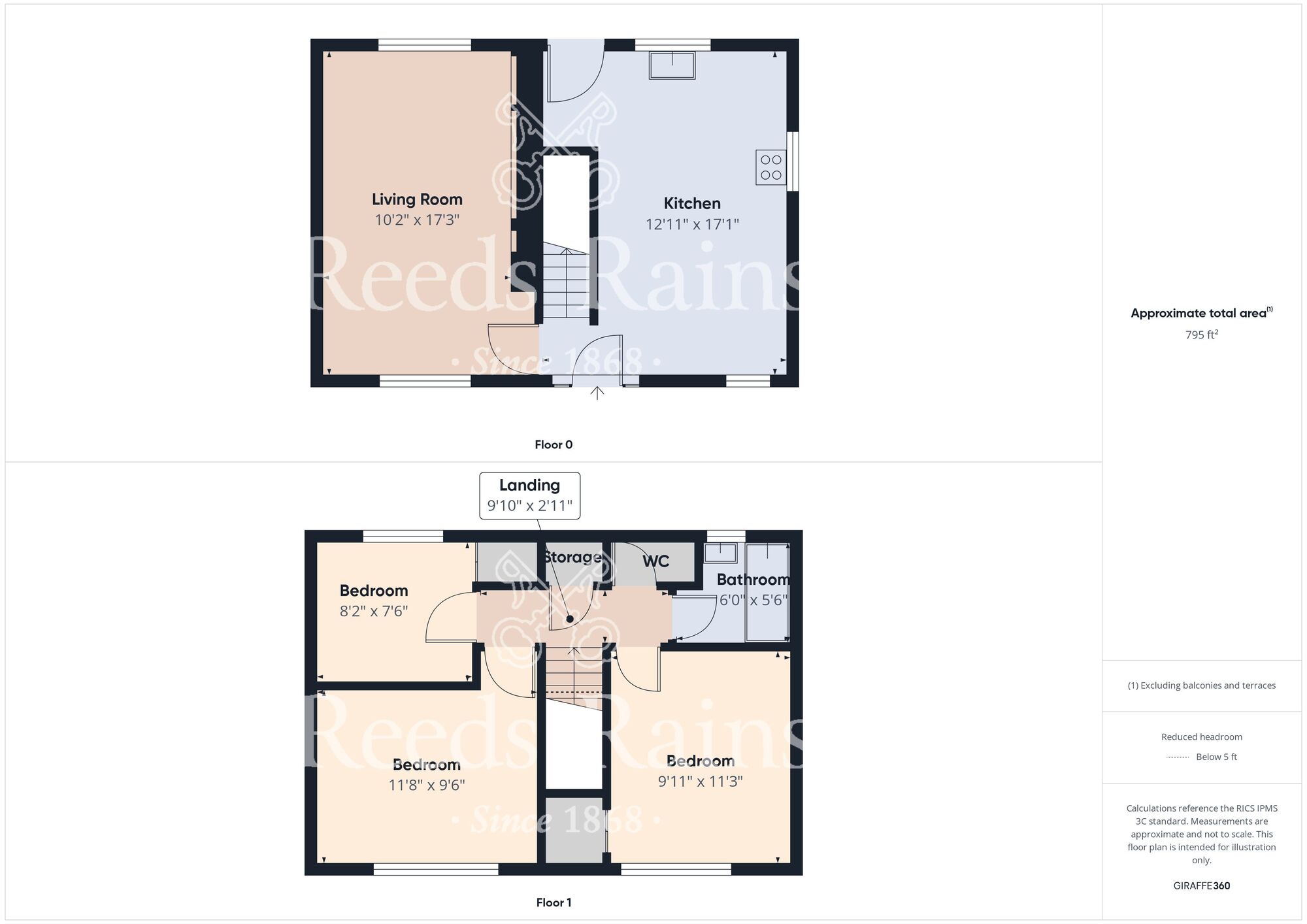 Floorplan of 3 bedroom Mid Terrace House for sale, Briar Close, Spennymoor, Durham, DL16
