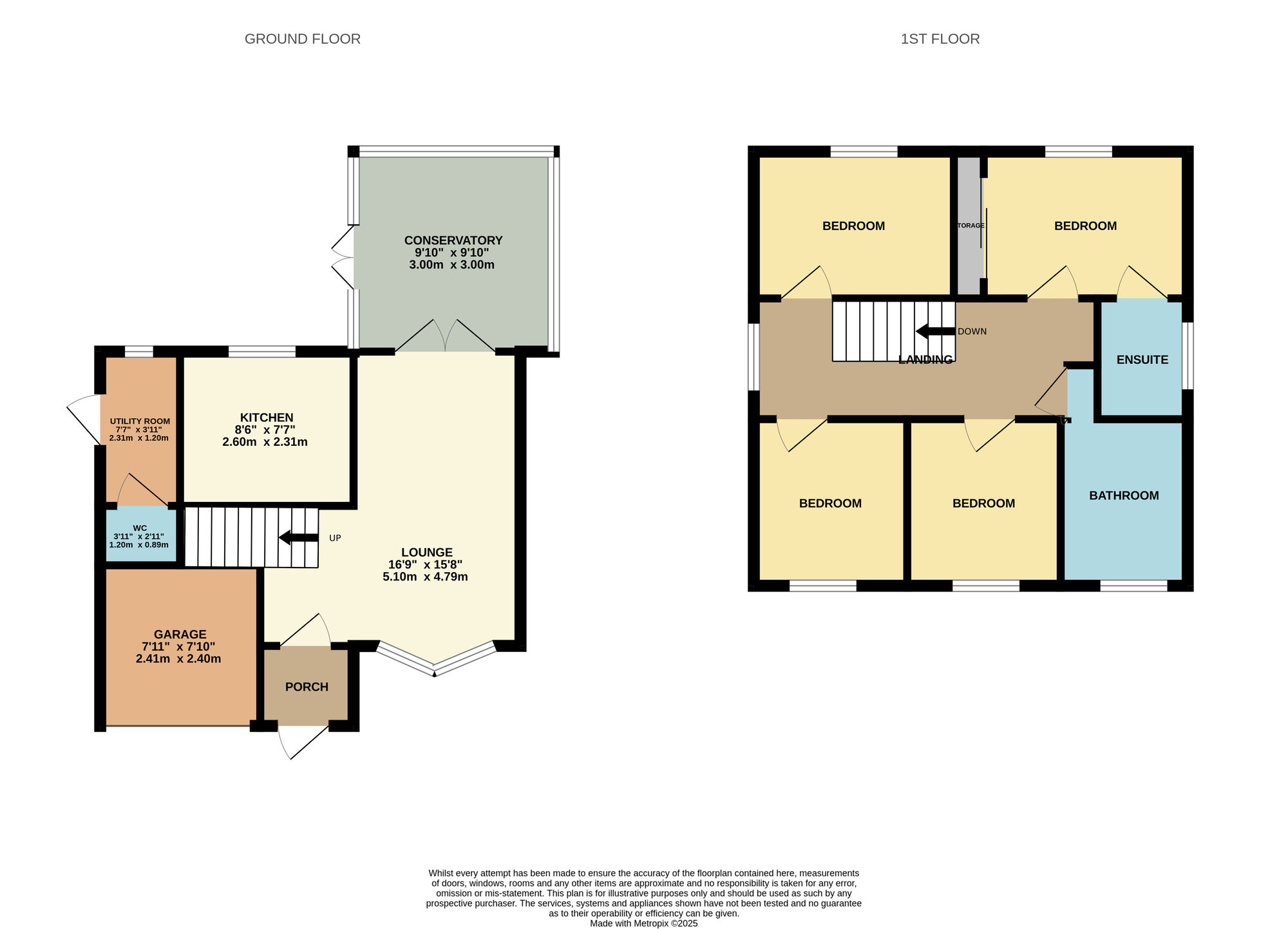Floorplan of 4 bedroom Detached House for sale, Dean Park, Ferryhill, Durham, DL17
