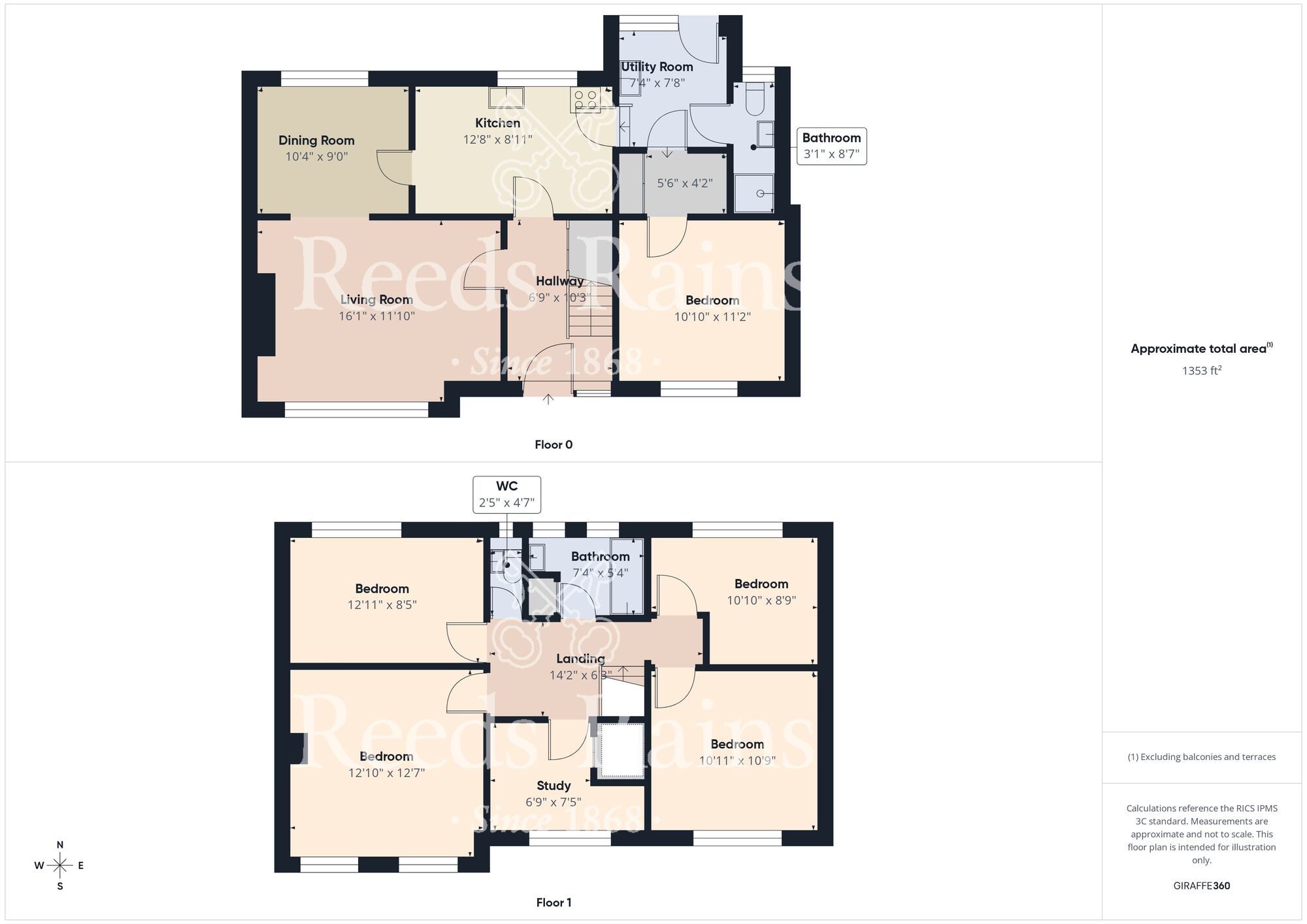 Floorplan of 5 bedroom Semi Detached House to rent, Mayorswell Field, Durham, DH1