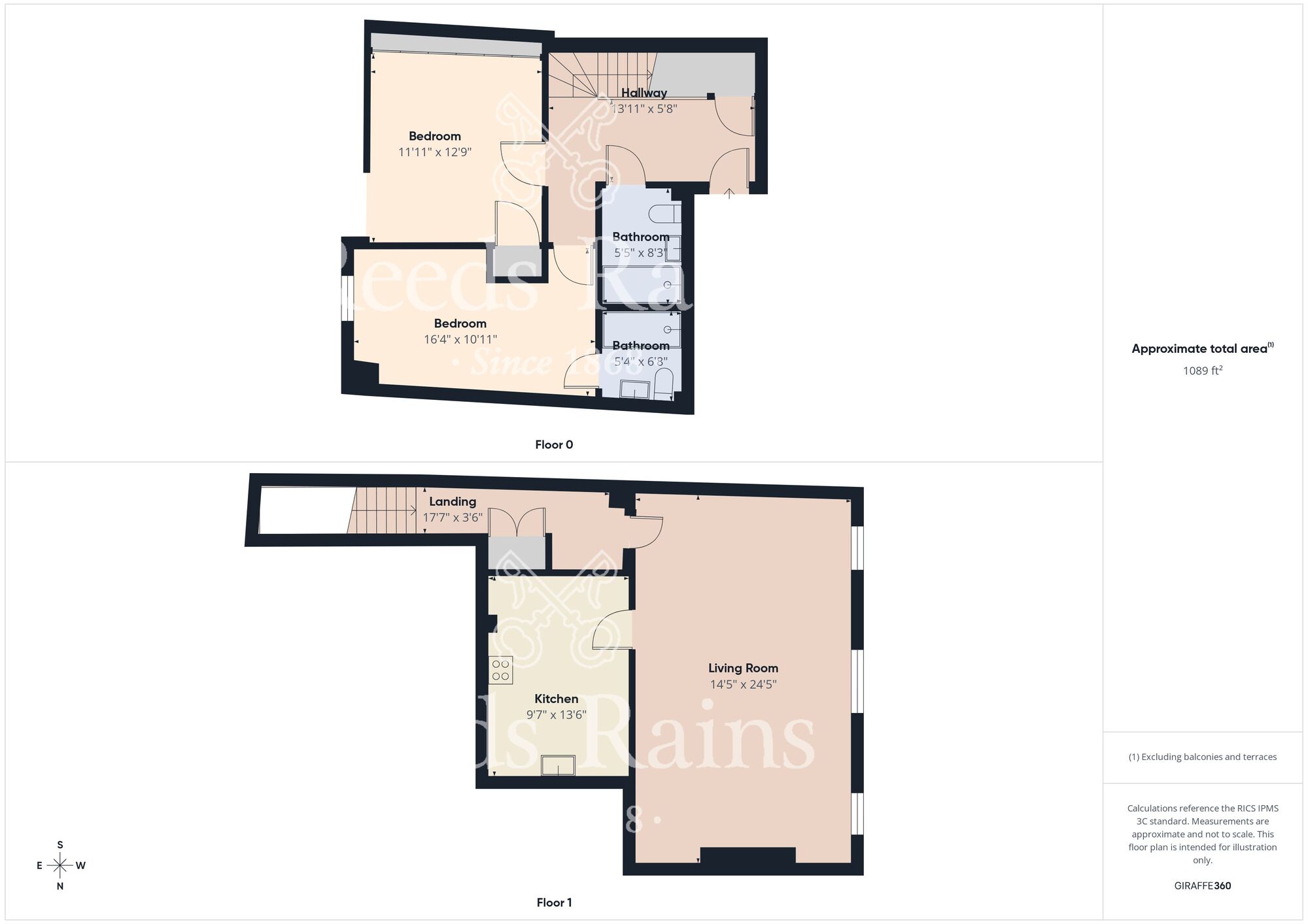 Floorplan of 2 bedroom  Flat to rent, New Elvet, Durham, DH1