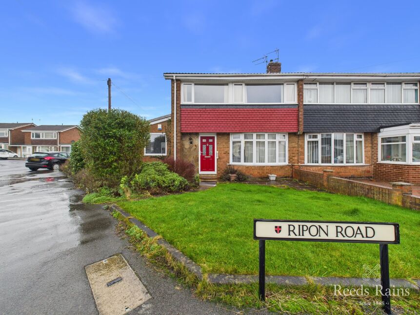 Main image of 3 bedroom Semi Detached House for sale, Ripon Road, Newton Hall, Durham, DH1