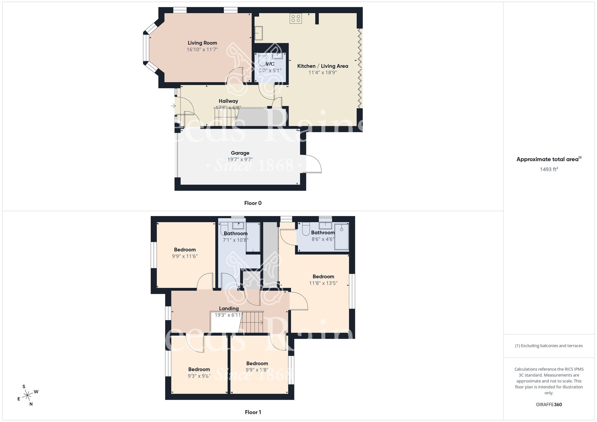 Floorplan of 4 bedroom Detached House for sale, Nable Hill Close, Chilton, Durham, DL17