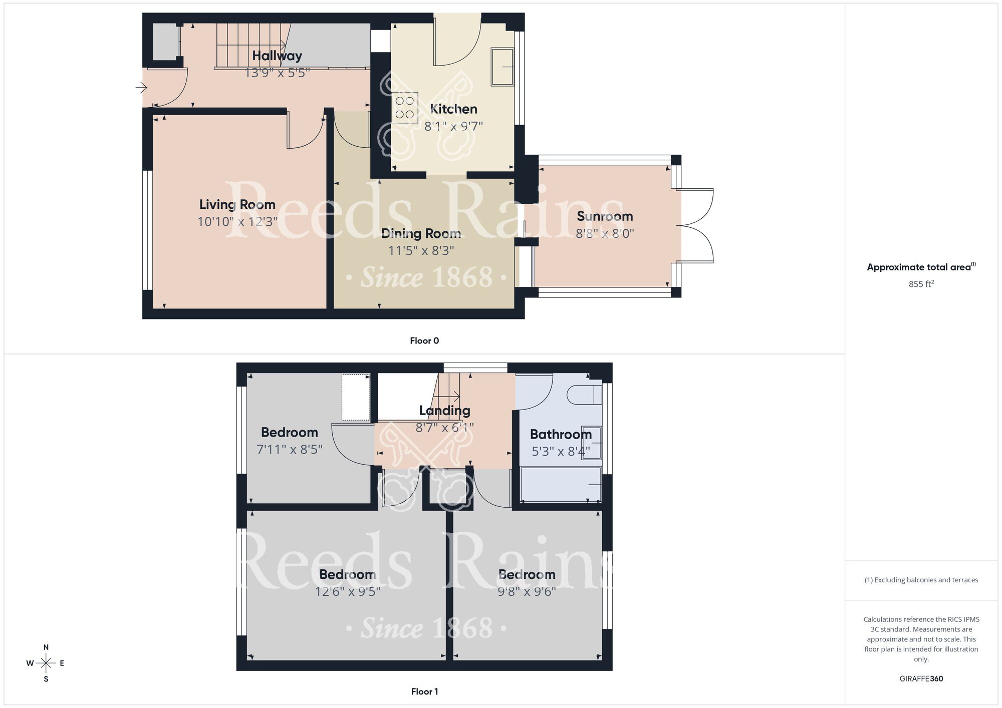 Floorplan of 3 bedroom Semi Detached House for sale, Staindrop Road, Durham, DH1