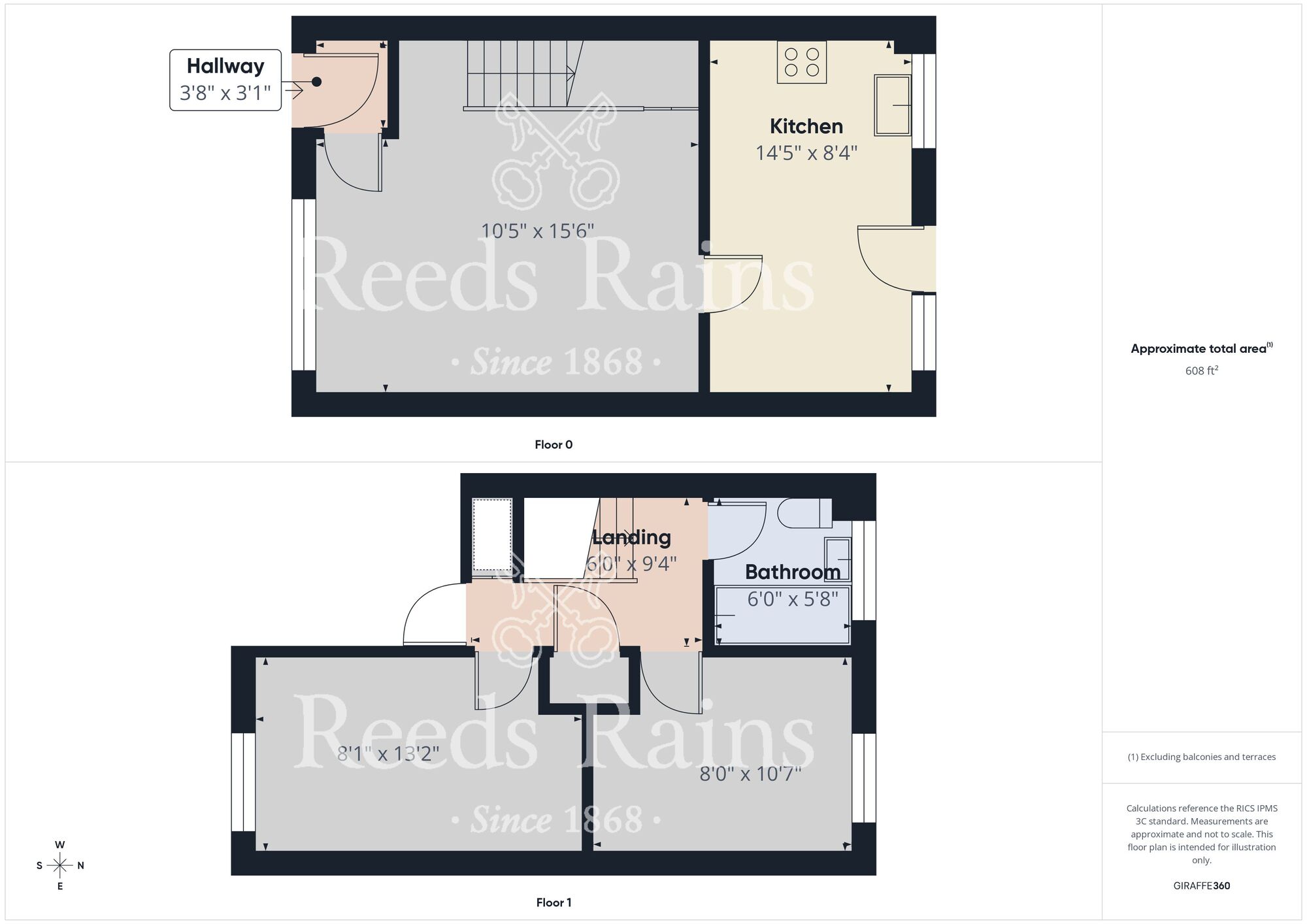 Floorplan of 3 bedroom End Terrace House to rent, Barrasford Road, Durham, DH1