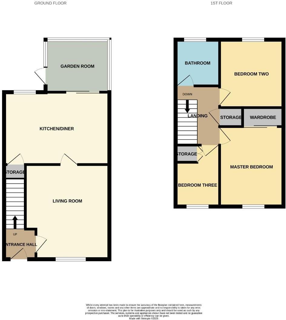 Floorplan of 3 bedroom Detached House for sale, Aldhun Close, Bishop Auckland, Durham, DL14