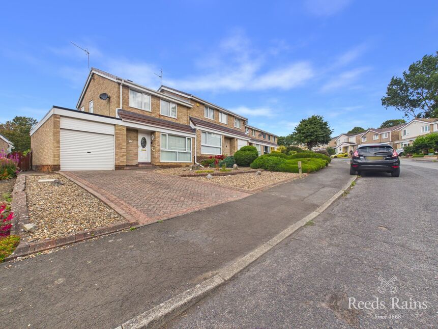 Main image of 3 bedroom Semi Detached House for sale, Lindisfarne Road, Newton Hall, Durham, DH1