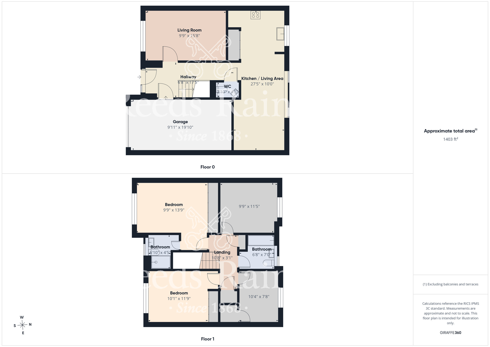 Floorplan of 4 bedroom Detached House for sale, Wheatley Close, Bowburn, Durham, DH6