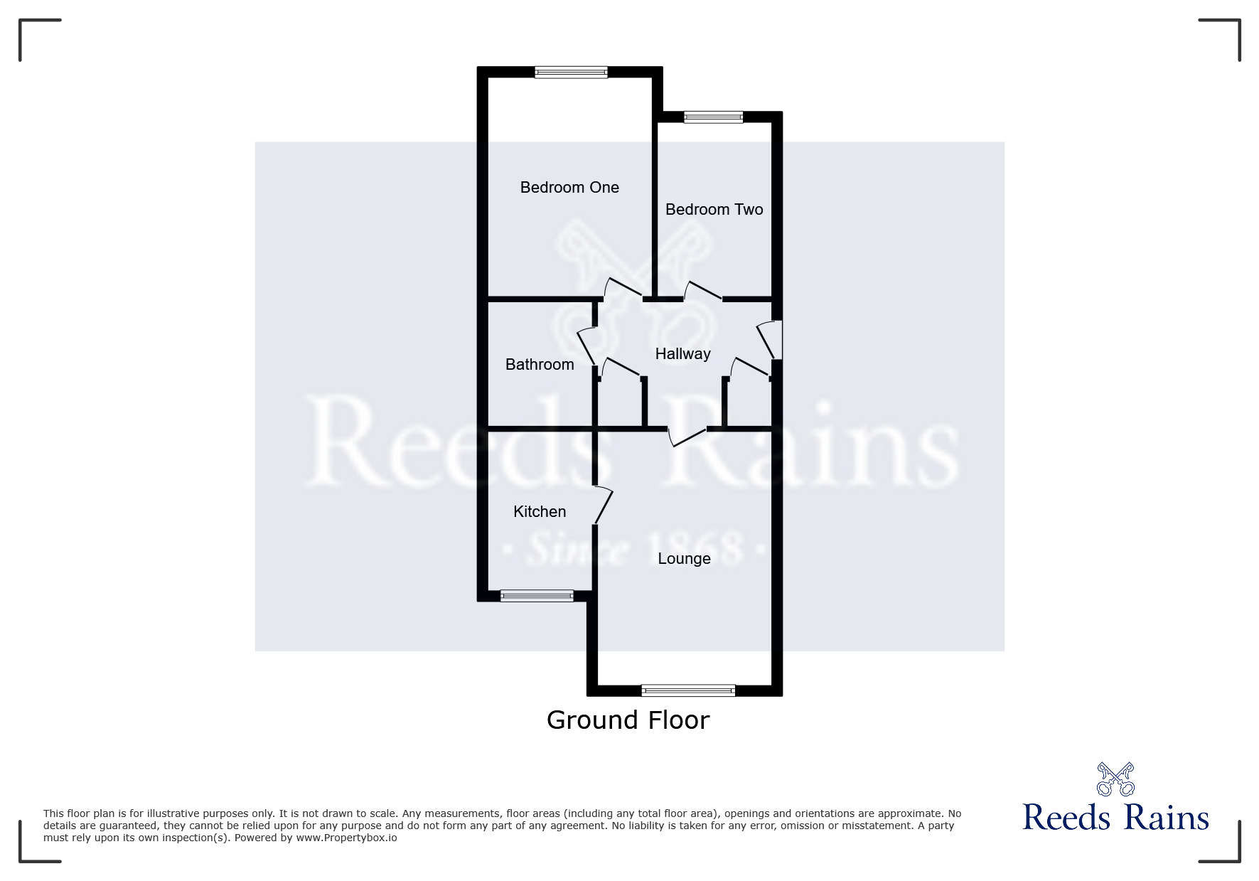 Floorplan of 2 bedroom  Flat to rent, Apartment 3 358 Parrs Wood Road, Didsbury, Manchester, M20