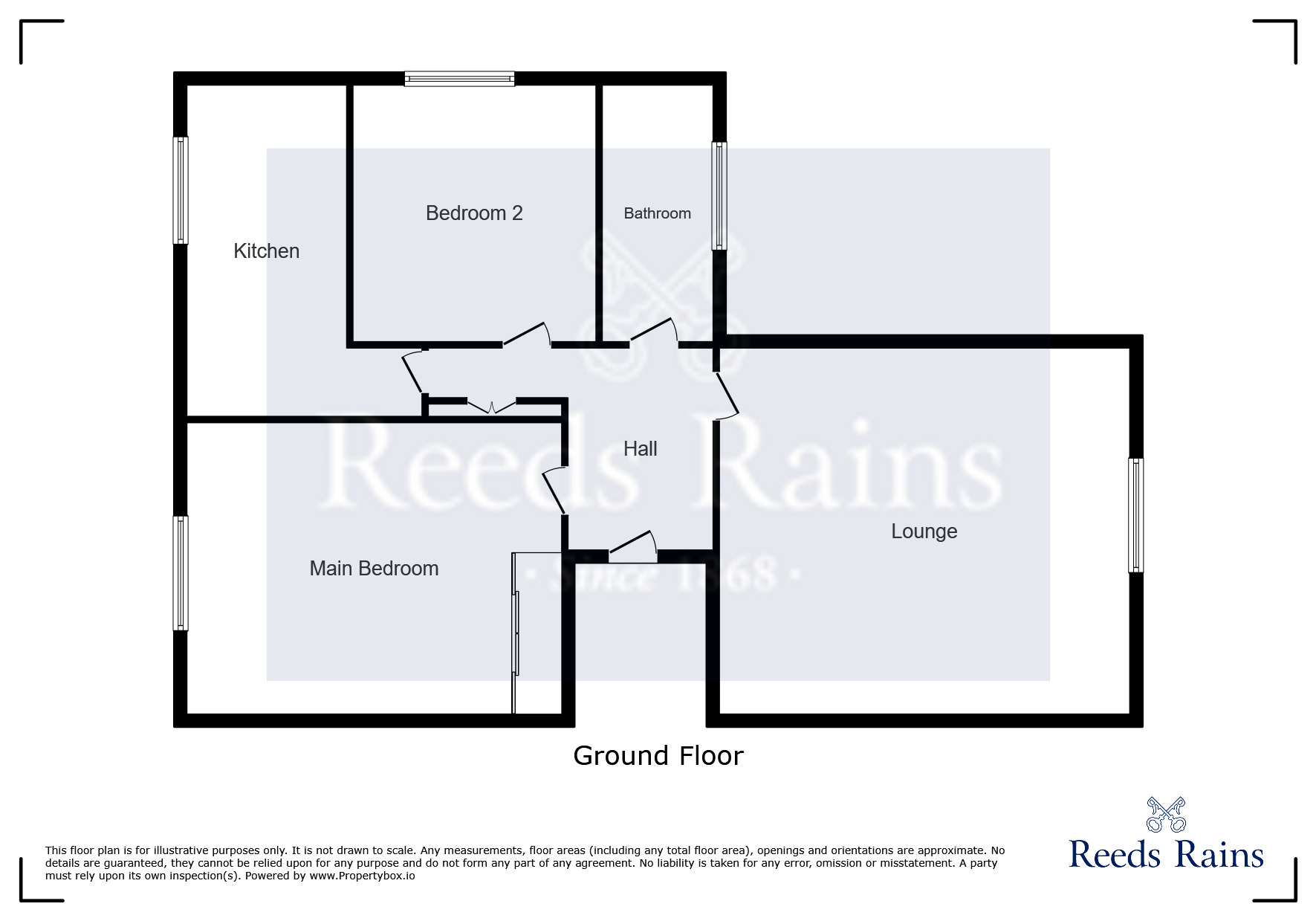 Floorplan of 2 bedroom Flat to rent, Atwood Road, Didsbury, Manchester, M20