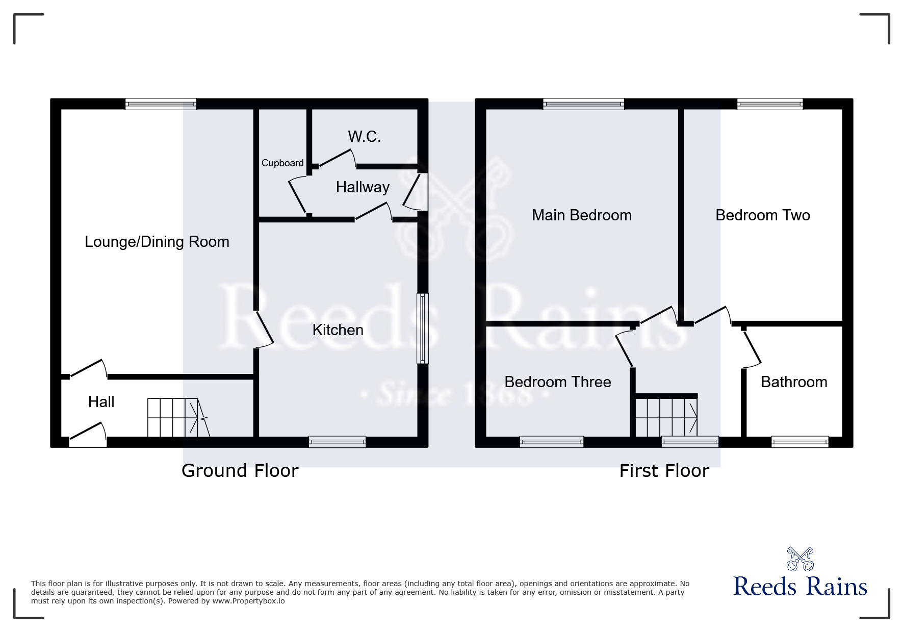 Floorplan of 3 bedroom Mid Terrace House to rent, Ainsford Road, Withington, Manchester, M20