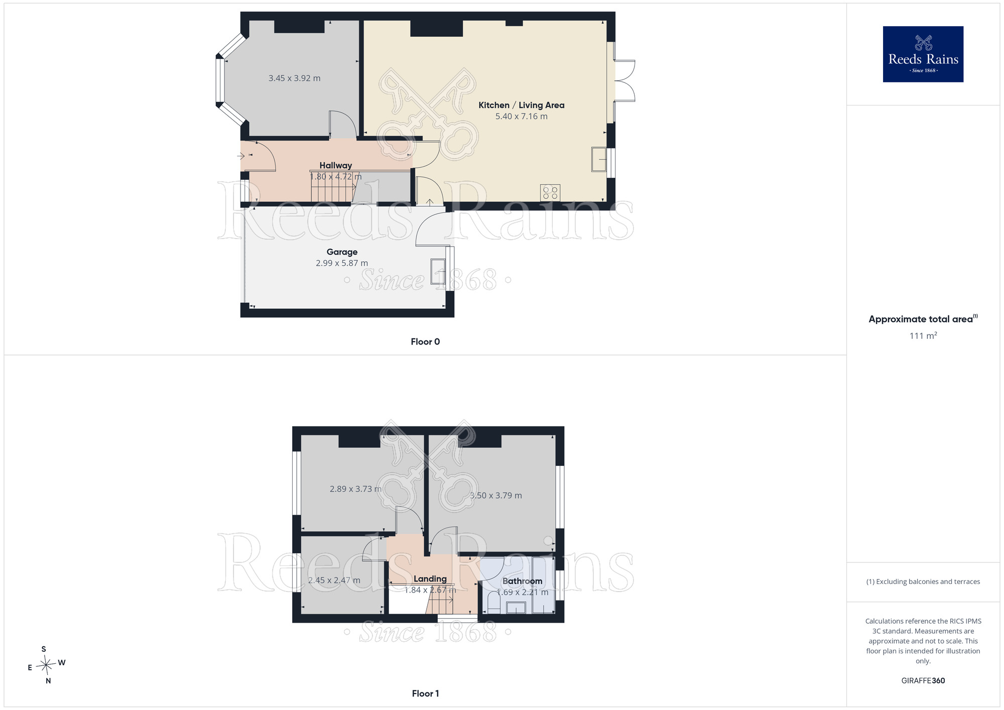 Floorplan of 3 bedroom Semi Detached House to rent, Glendale Avenue, Burnage, Manchester, M19