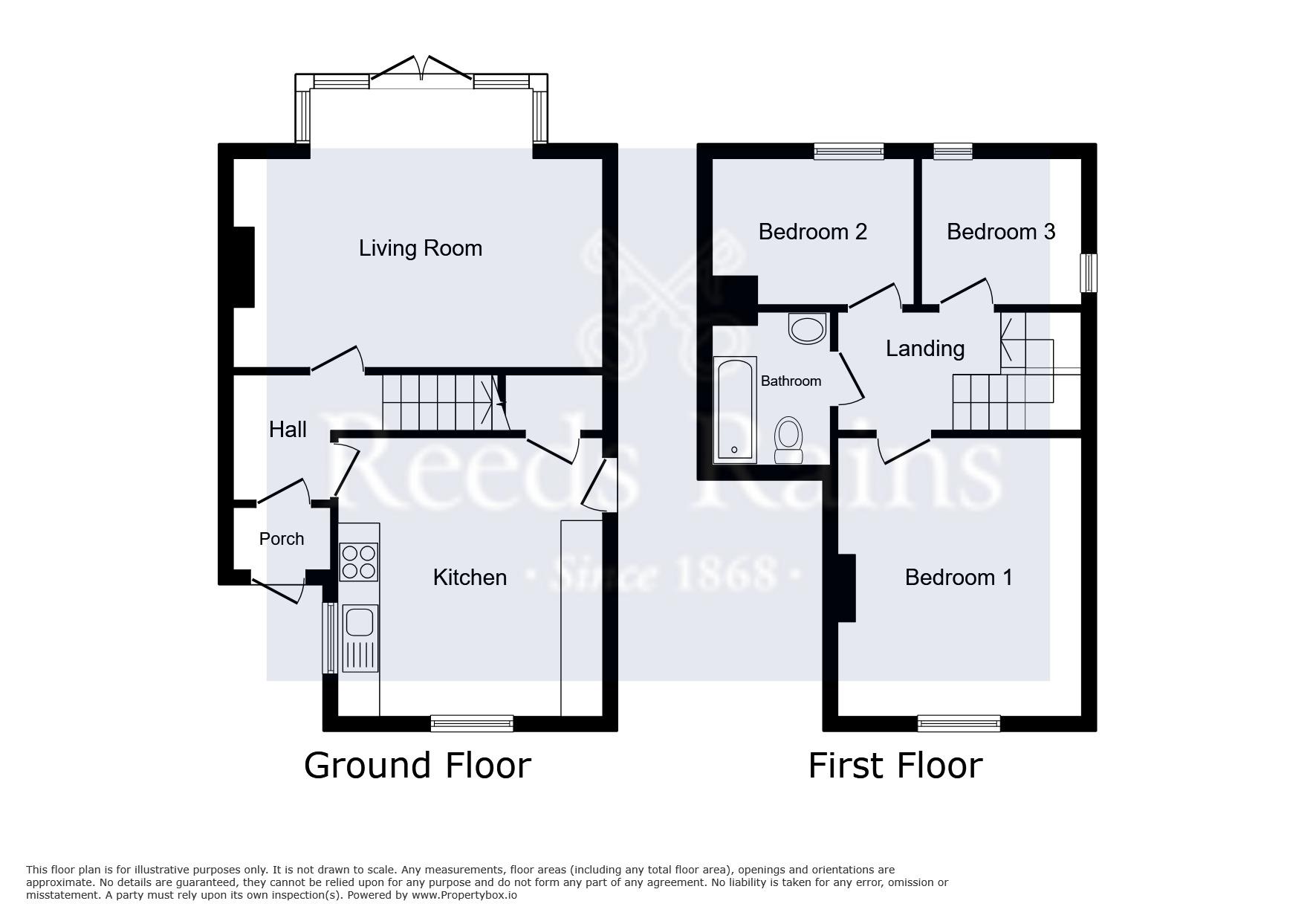 Floorplan of 3 bedroom End Terrace House for sale, Piper Hill Avenue, Manchester, Greater Manchester, M22