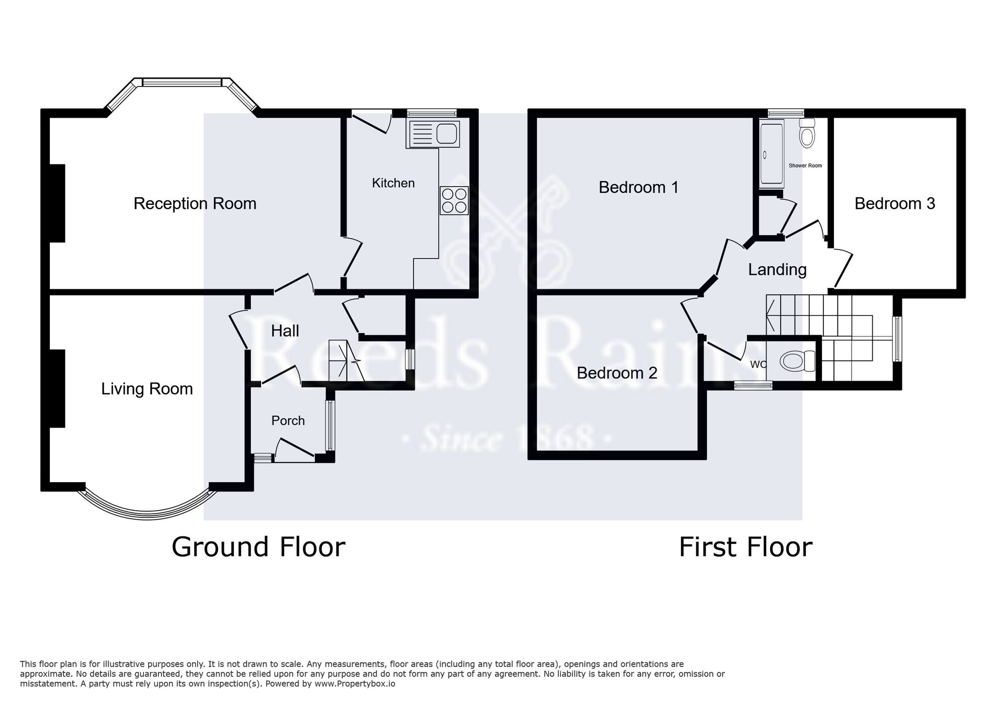 Floorplan of 3 bedroom Semi Detached House for sale, Parrs Wood Avenue, Manchester, Greater Manchester, M20