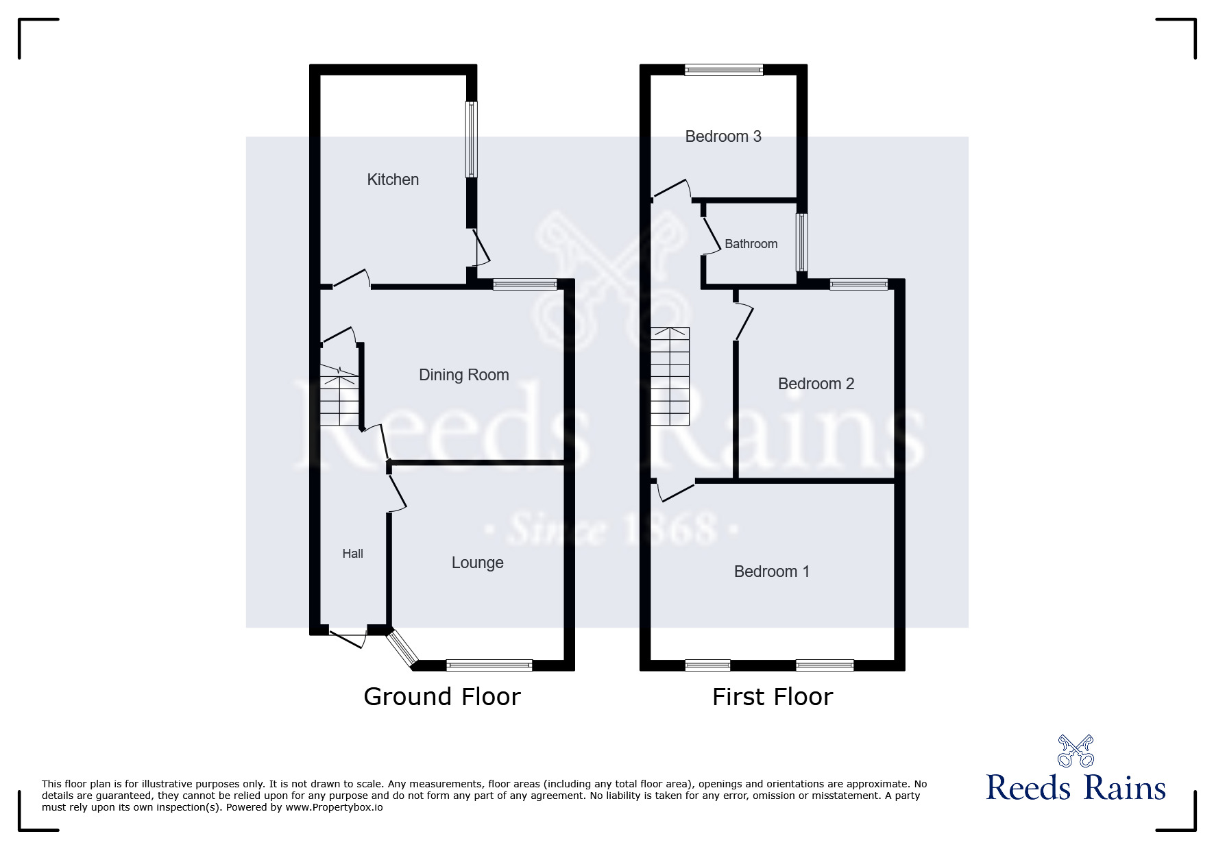 Floorplan of 3 bedroom Mid Terrace House to rent, Langdale Avenue, Levenshulme, Manchester, M19