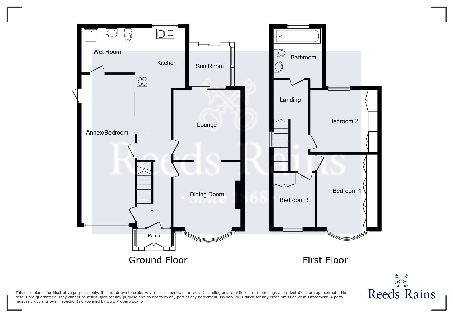Floorplan of 4 bedroom Semi Detached House to rent, Sutherland Road, Manchester, Greater Manchester, M16