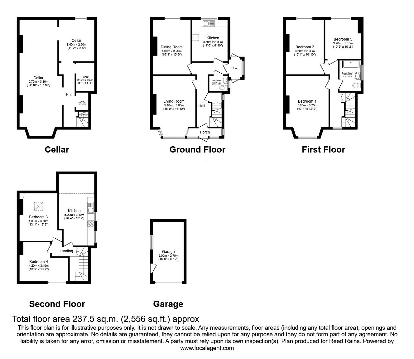 Floorplan of 5 bedroom Semi Detached House for sale, Burnage Lane, Manchester, Greater Manchester, M19