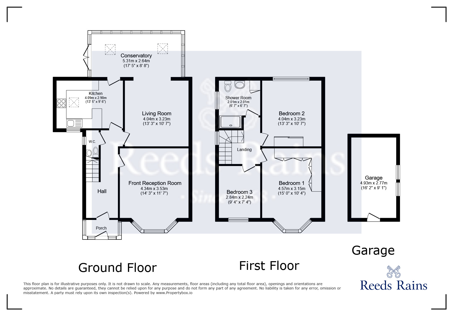 Floorplan of 3 bedroom Semi Detached House for sale, Morningside Drive, Manchester, Greater Manchester, M20