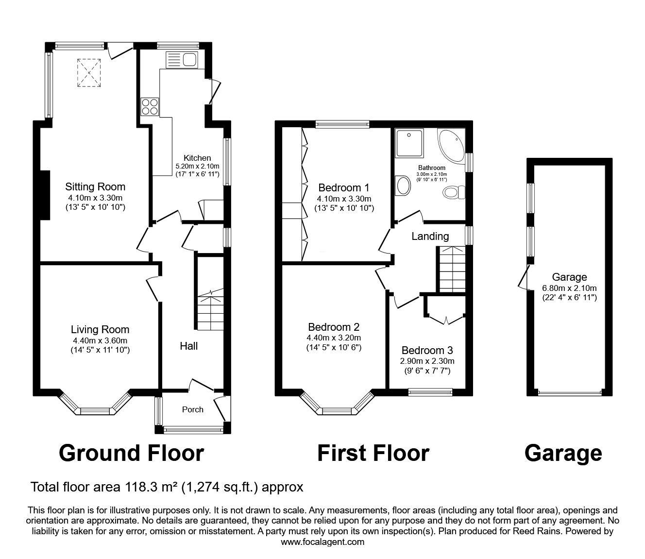 Floorplan of 3 bedroom Semi Detached House for sale, Morningside Drive, Manchester, Greater Manchester, M20