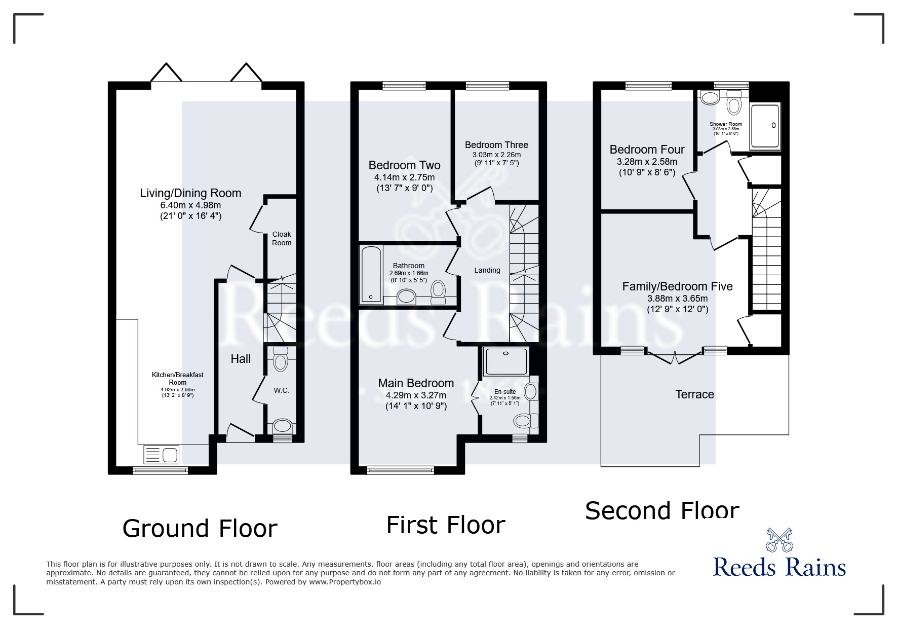 Floorplan of 5 bedroom  House to rent, Kensal Drive, Manchester, Greater Manchester, M20