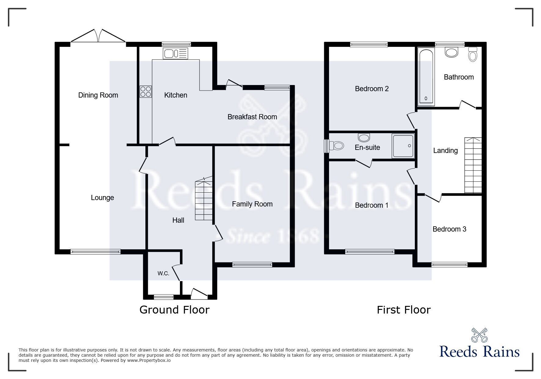 Floorplan of 3 bedroom  House to rent, Bronington Close, Manchester, Greater Manchester, M22