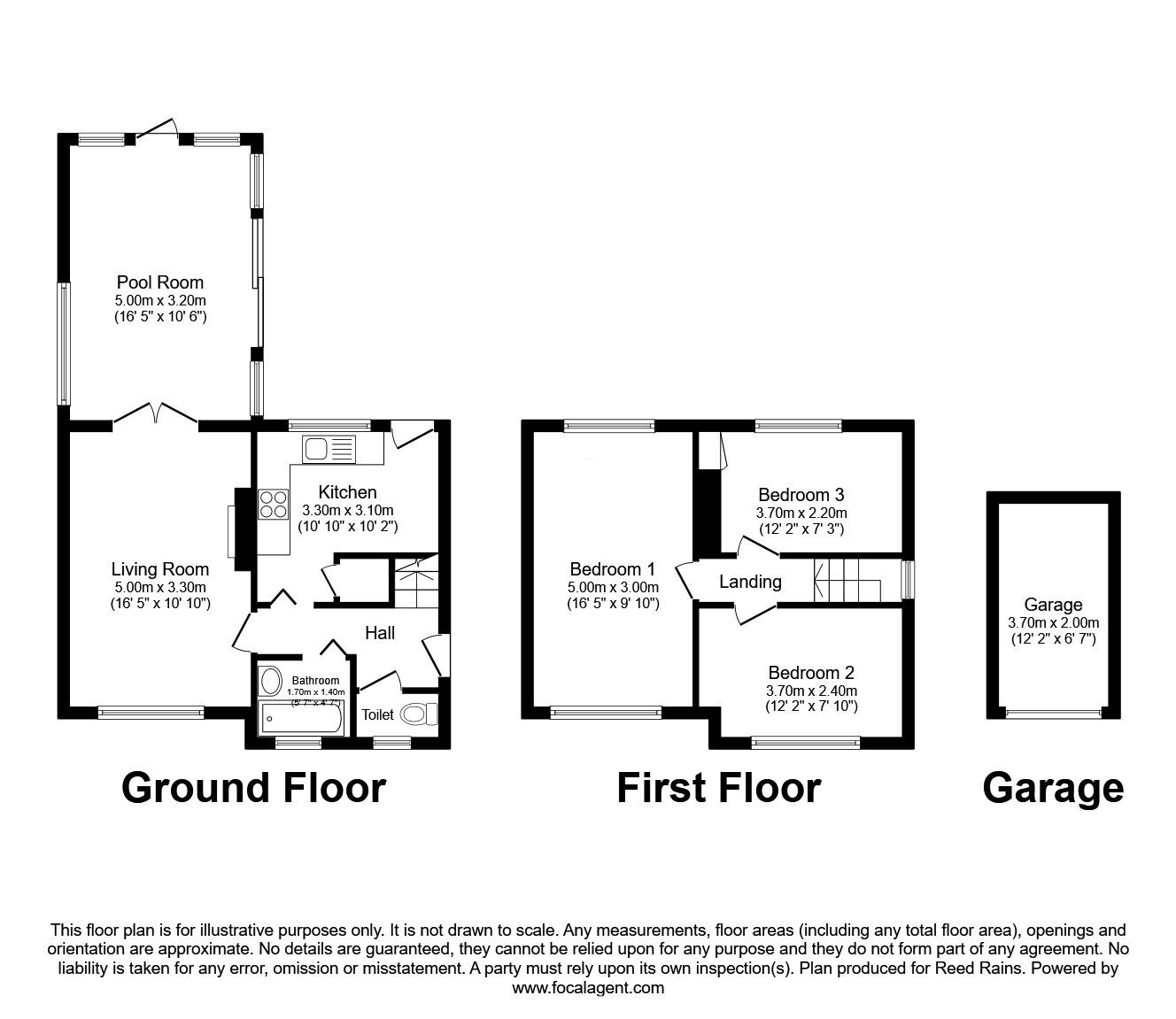 Floorplan of 3 bedroom Semi Detached House for sale, Wharton Avenue, Manchester, Greater Manchester, M21