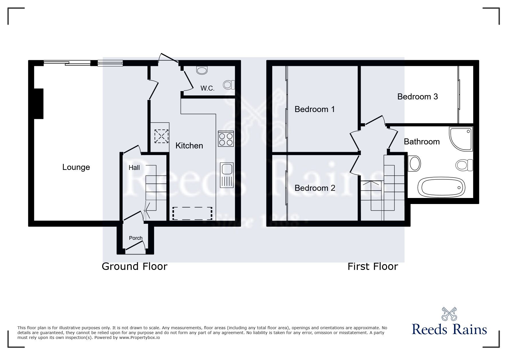 Floorplan of 3 bedroom  House to rent, Birchfields Road, Manchester, Greater Manchester, M13