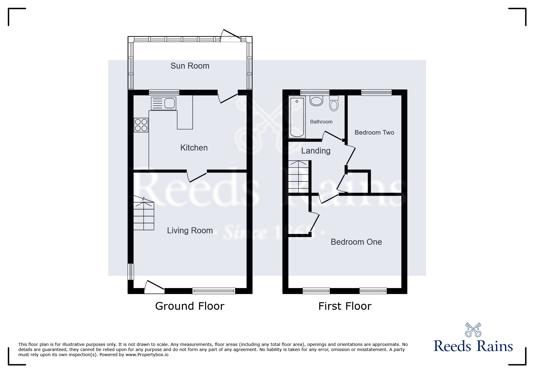 Floorplan of 2 bedroom Semi Detached Property to rent, Aldford Close, Manchester, Greater Manchester, M20
