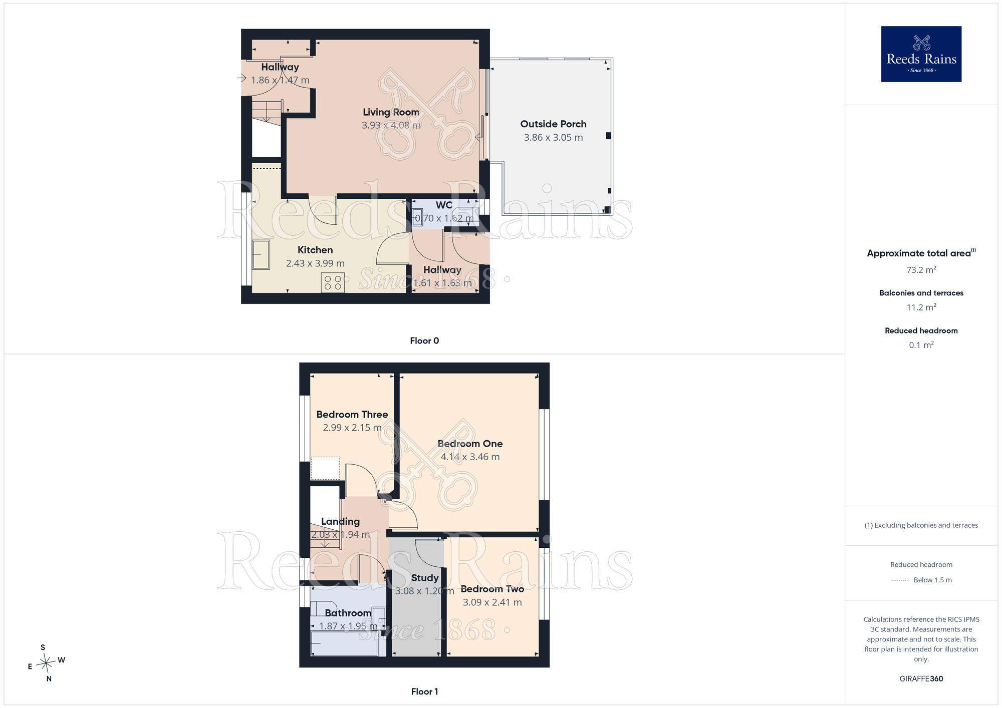 Floorplan of 3 bedroom Mid Terrace House for sale, Kingslea Road, Manchester, Greater Manchester, M20