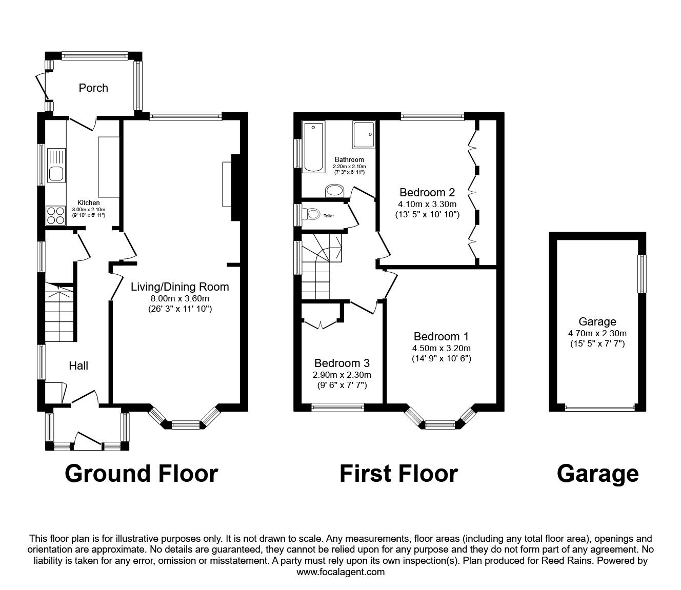 Floorplan of 3 bedroom Semi Detached House for sale, Jayton Avenue, Manchester, Greater Manchester, M20
