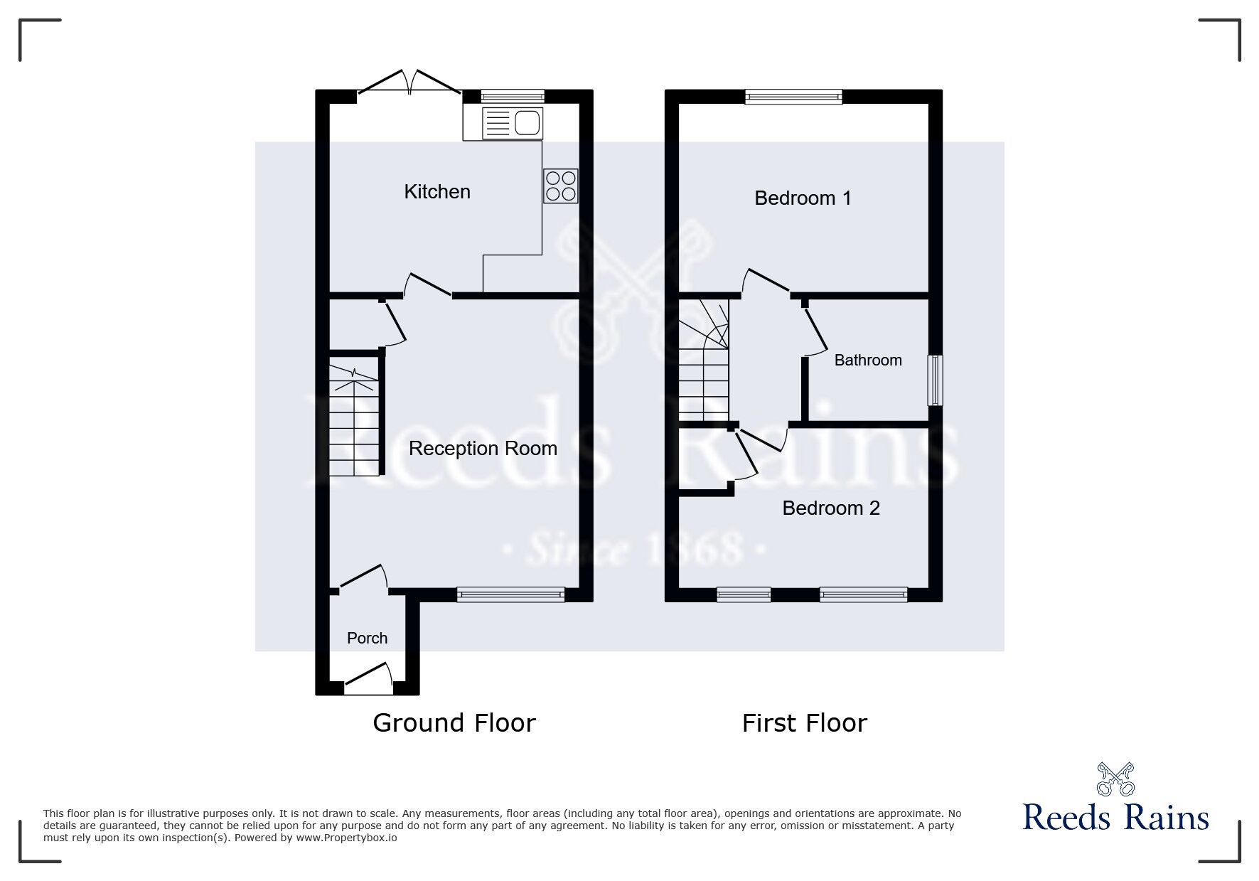 Floorplan of 2 bedroom Semi Detached House to rent, Longford Place, Manchester, Greater Manchester, M14