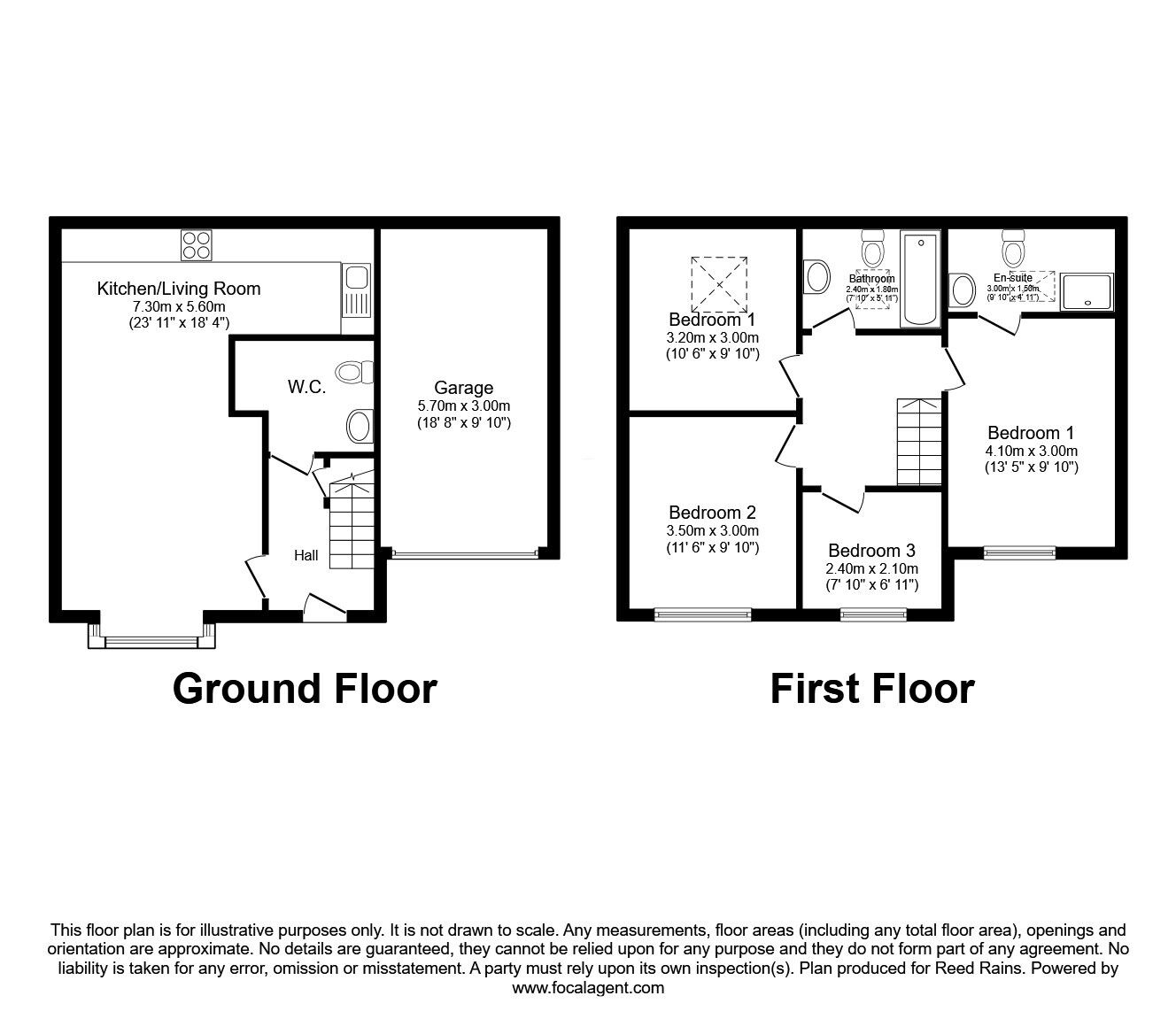 Floorplan of 4 bedroom End Terrace House for sale, Catterick Road, Manchester, Greater Manchester, M20