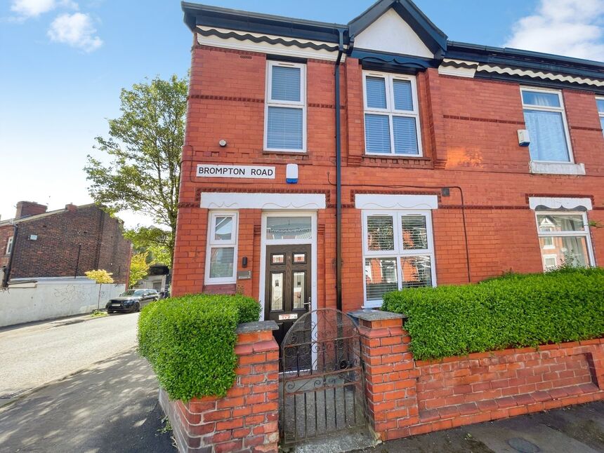Main image of 4 bedroom End Terrace House for sale, Brompton Road, Manchester, Greater Manchester, M14