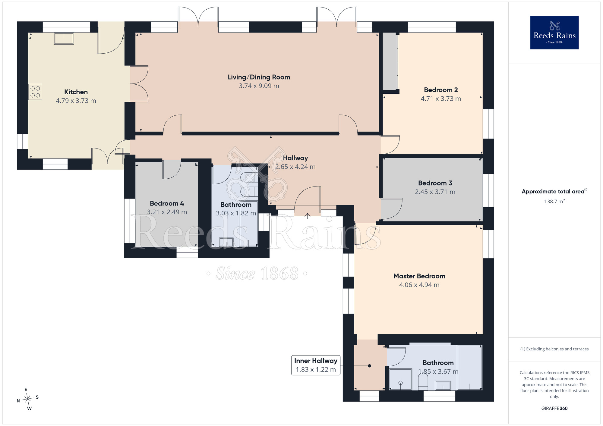 Floorplan of 3 bedroom Detached Bungalow for sale, Kenworthy Lane, Manchester, Greater Manchester, M22