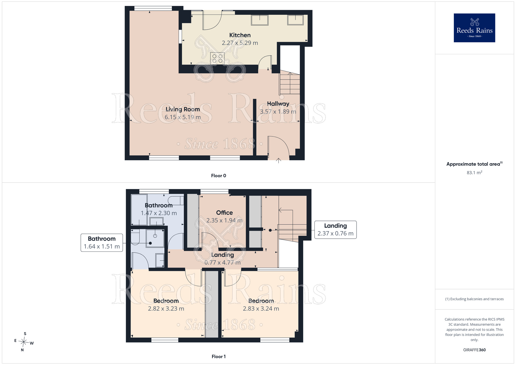 Floorplan of 3 bedroom House to rent, Fog Lane, Manchester, Greater Manchester, M20
