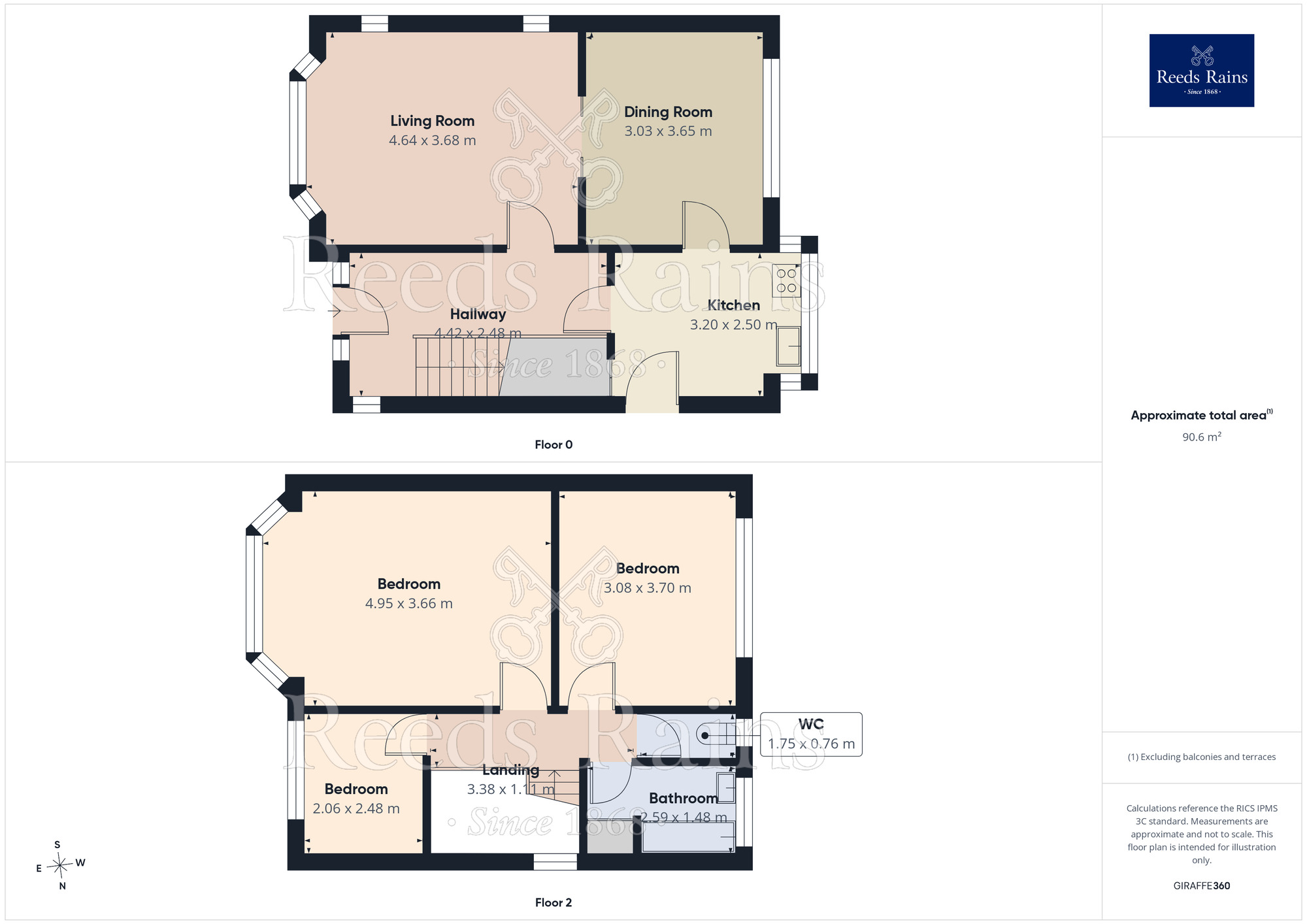 Floorplan of 3 bedroom Detached House for sale, Alness Road, Manchester, Greater Manchester, M16