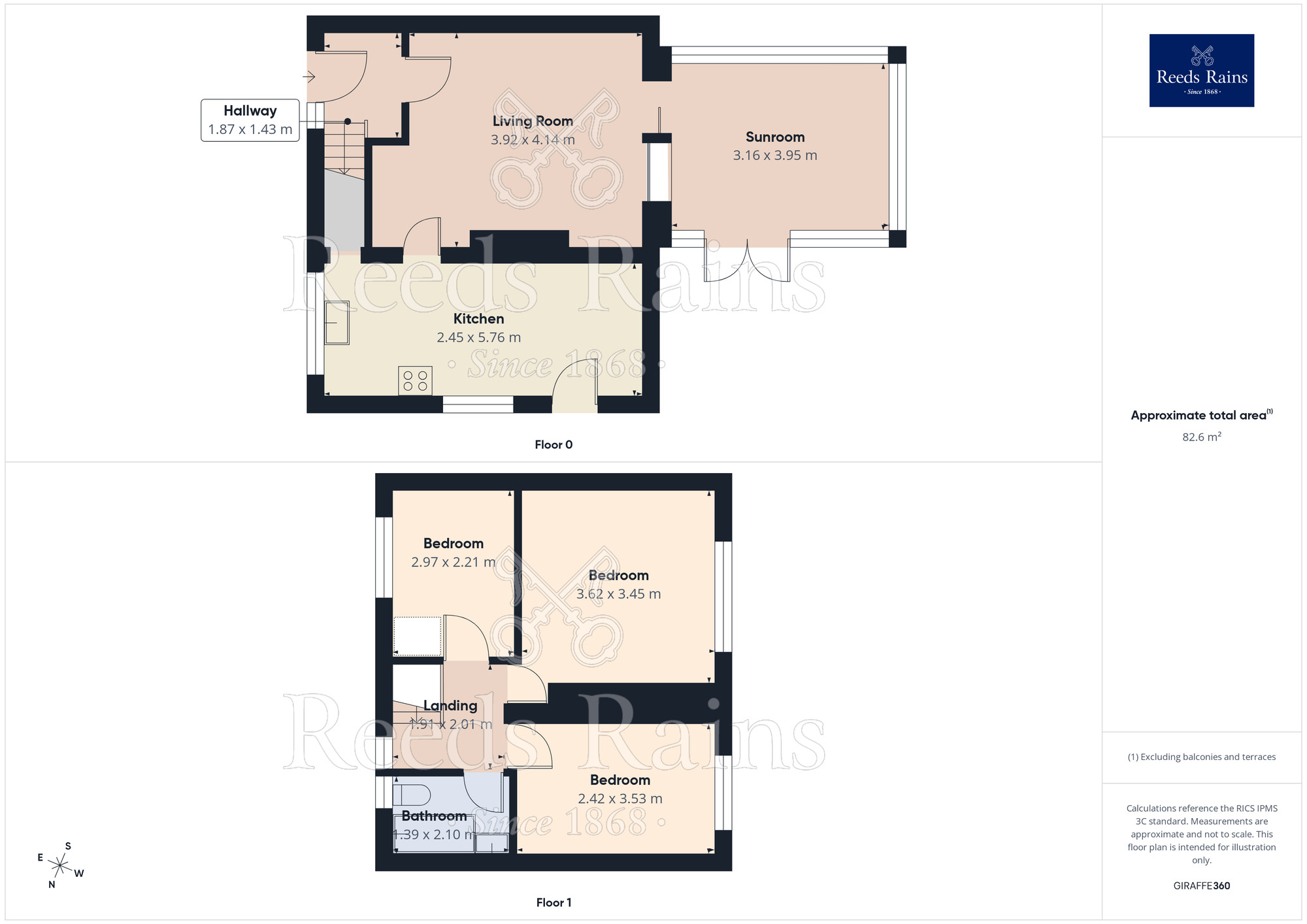 Floorplan of 3 bedroom Semi Detached House for sale, Mouldsworth Avenue, Manchester, Greater Manchester, M20