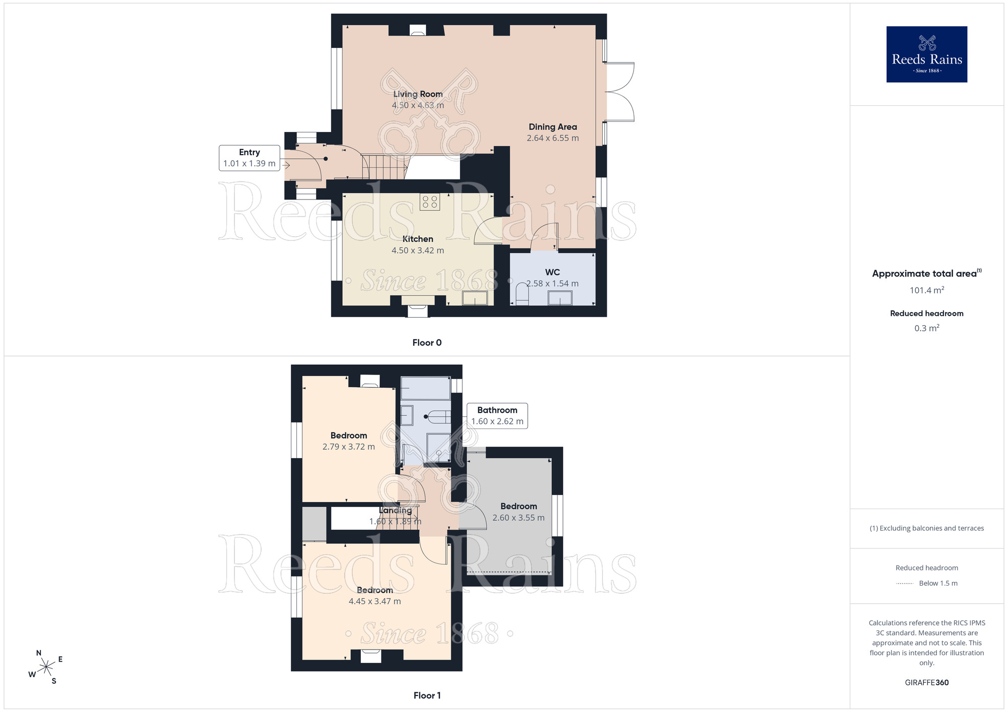Floorplan of 3 bedroom Link Detached House for sale, Moor End, Manchester, Greater Manchester, M22