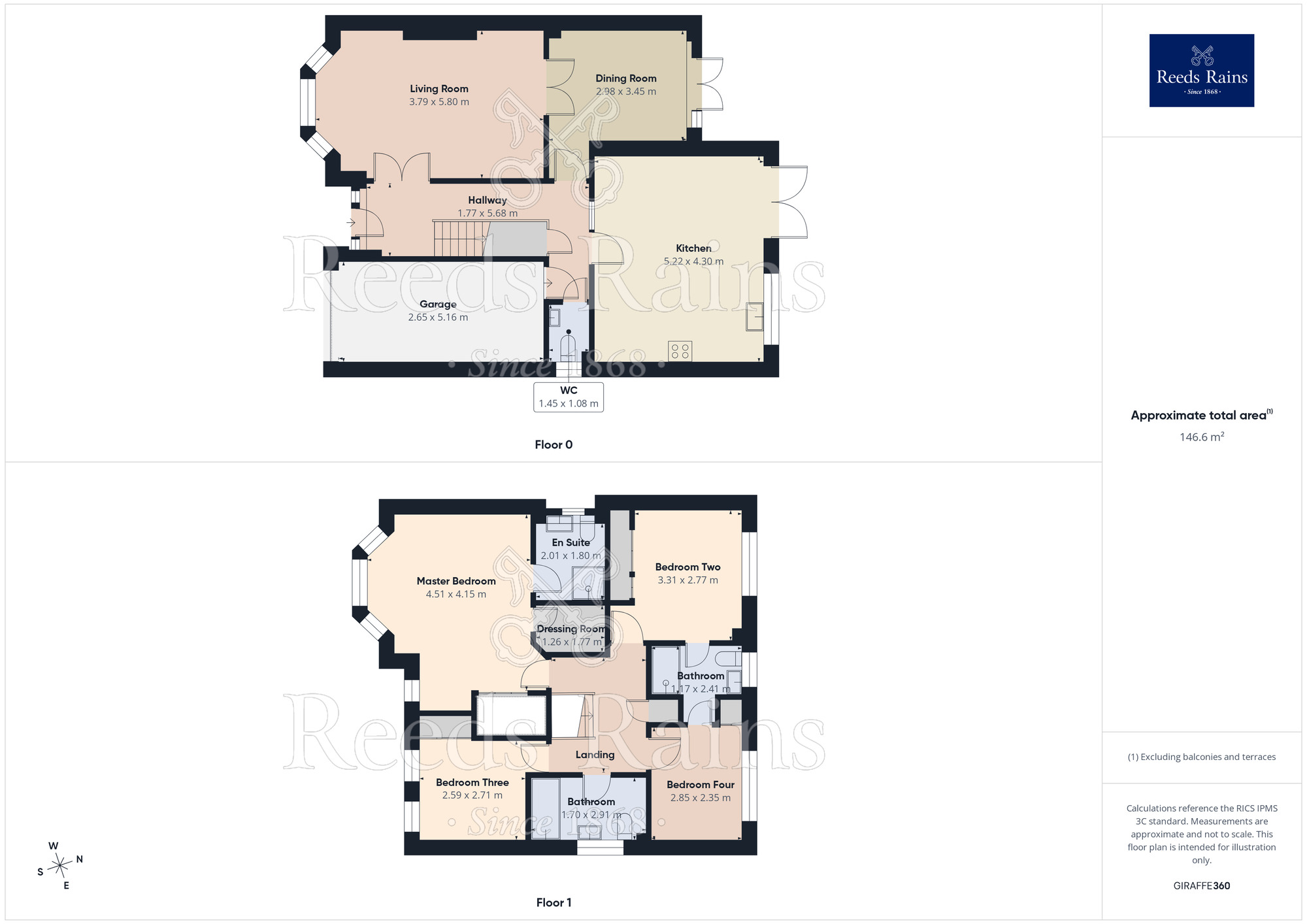 Floorplan of 4 bedroom Detached House for sale, Chapel Rise, North Anston, South Yorkshire, S25