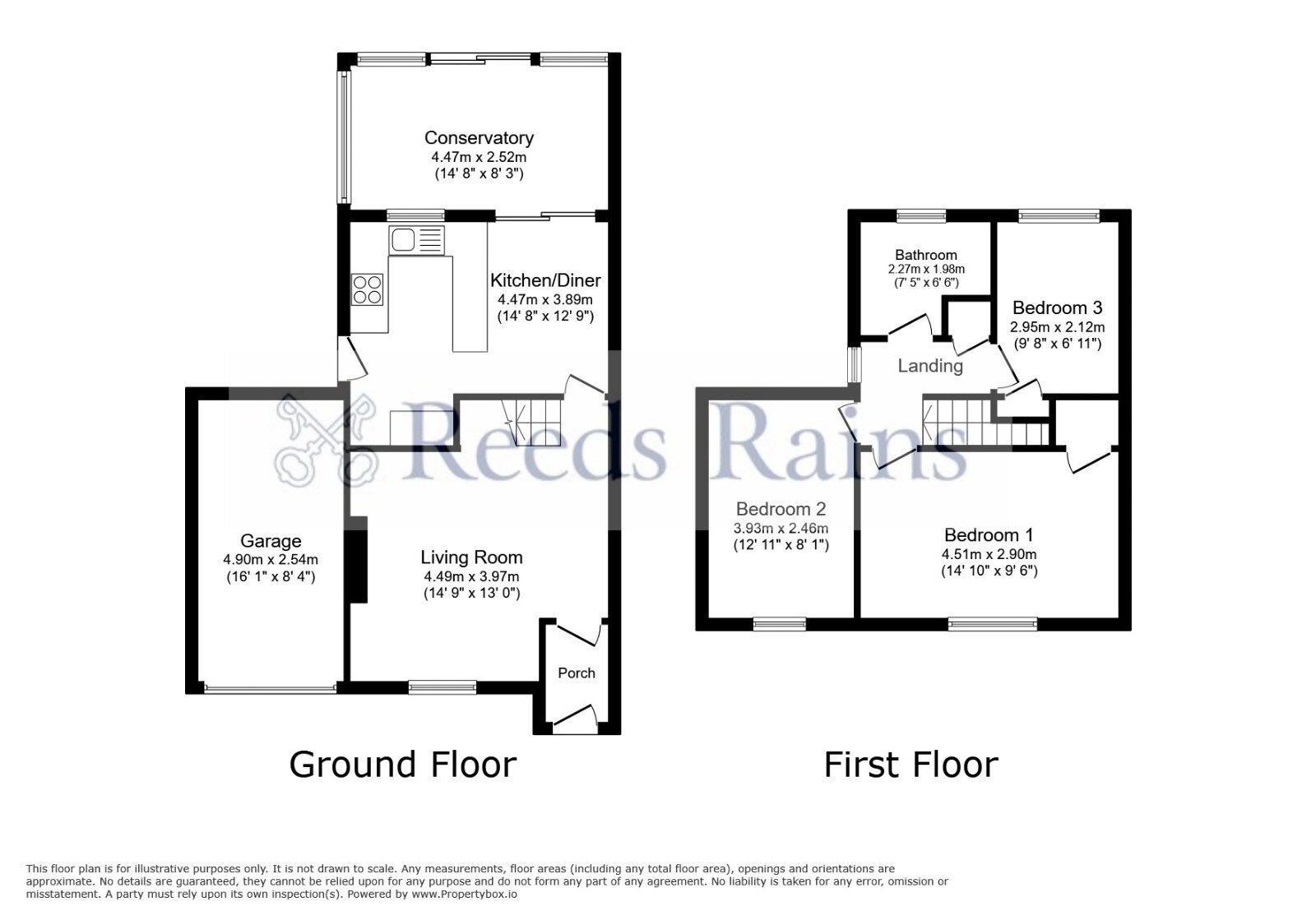 Floorplan of 3 bedroom Semi Detached House to rent, Taylor Crescent, Woodsetts, South Yorkshire, S81